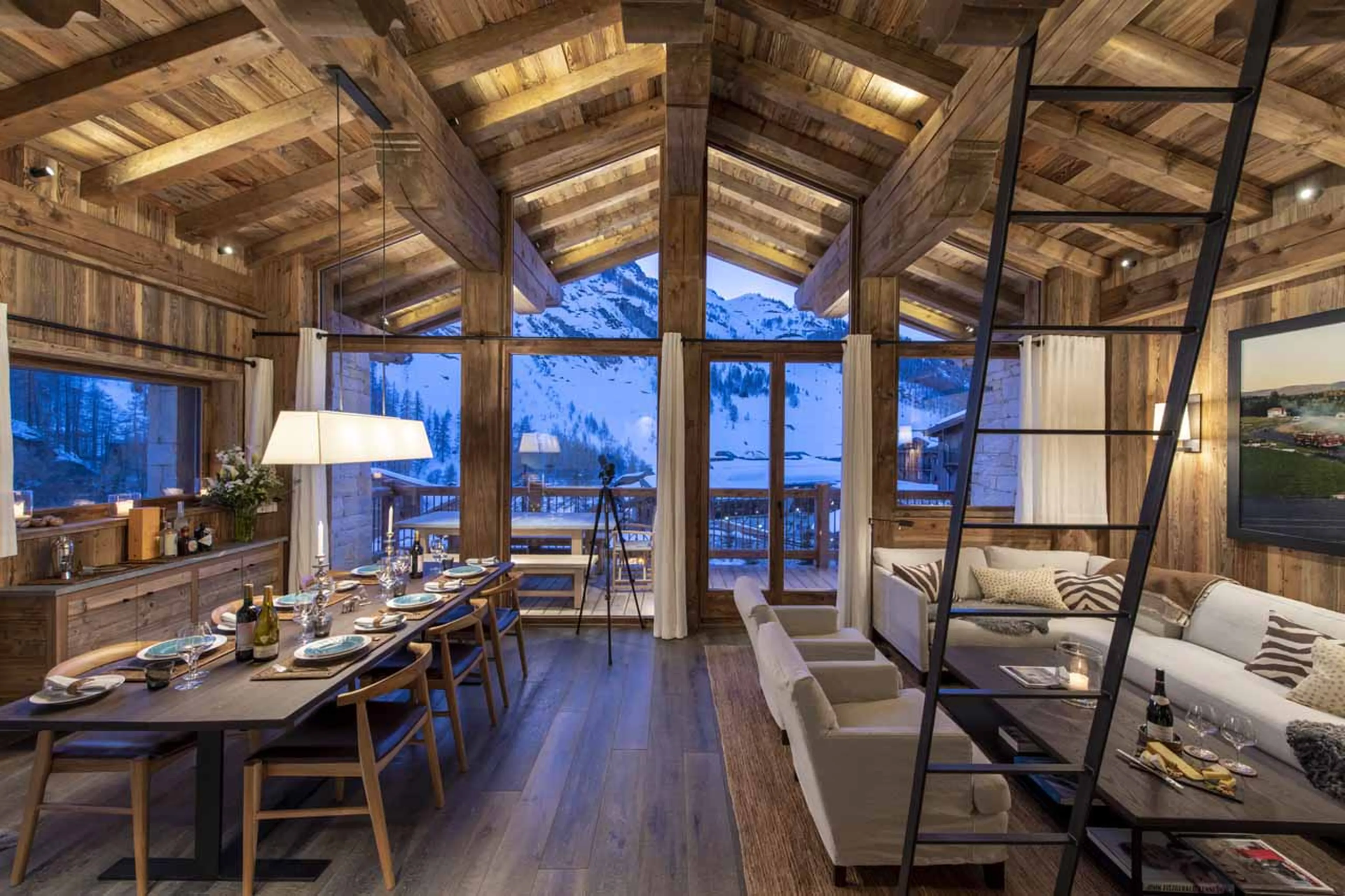 Access to balcony from Apartment Grand Pre 4 in Val d'Isere