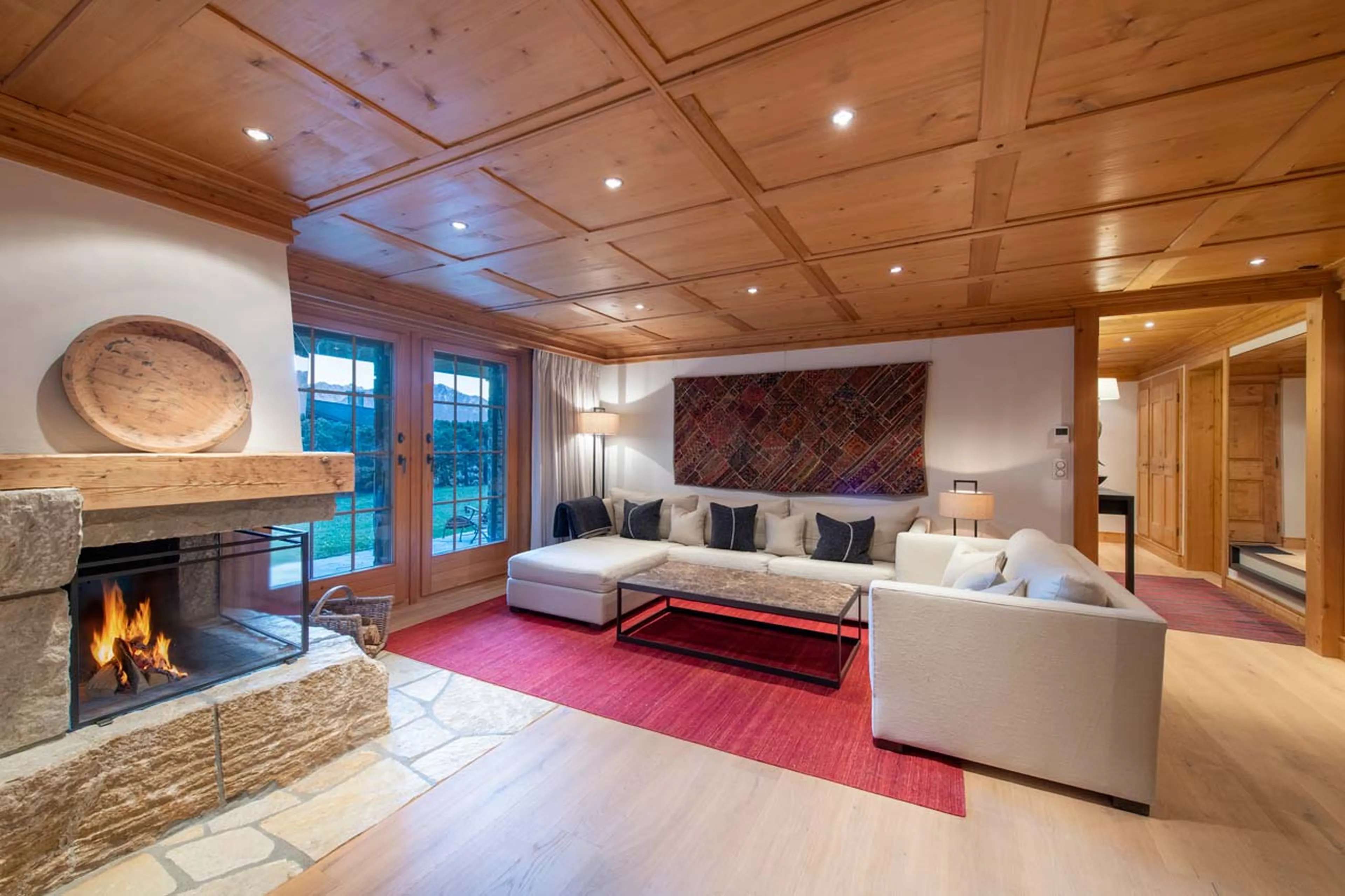 Living area with Apple TV at Apartment Ivouette 011 in Verbier