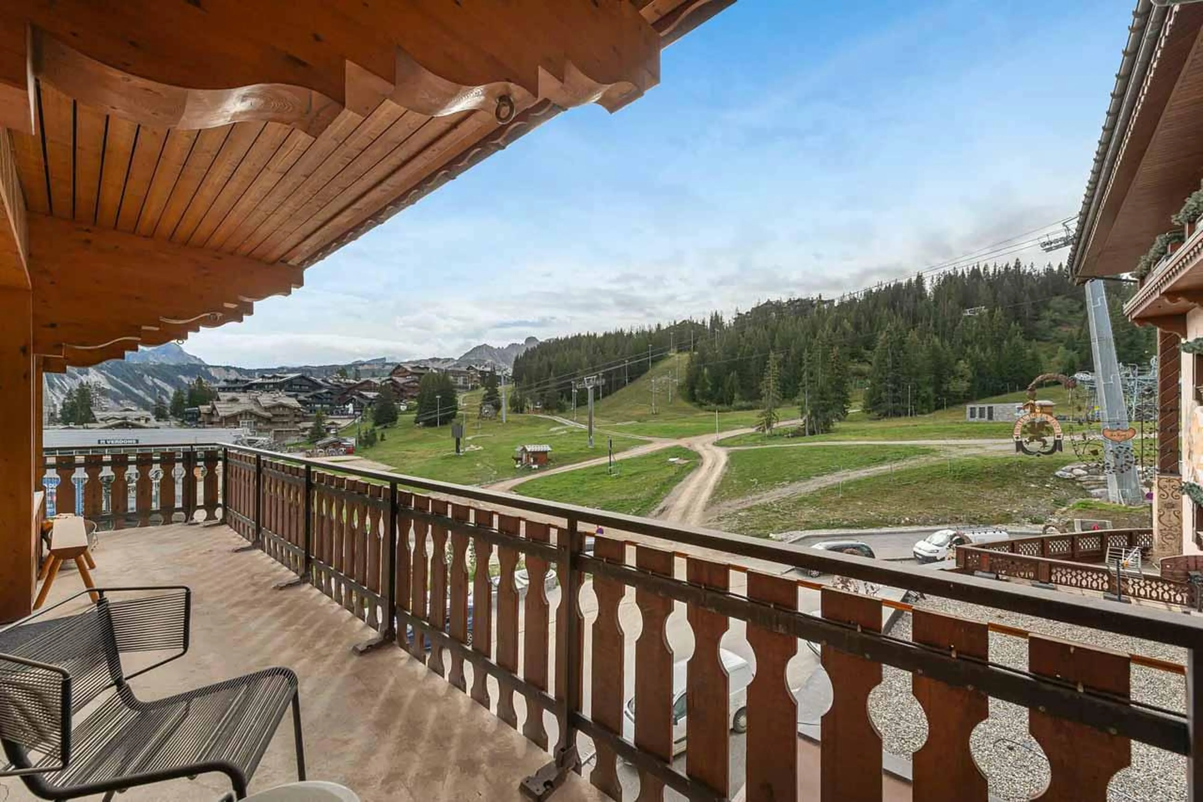 Balcony at Apartment Jean Blanc 3 in Courchevel 1850
