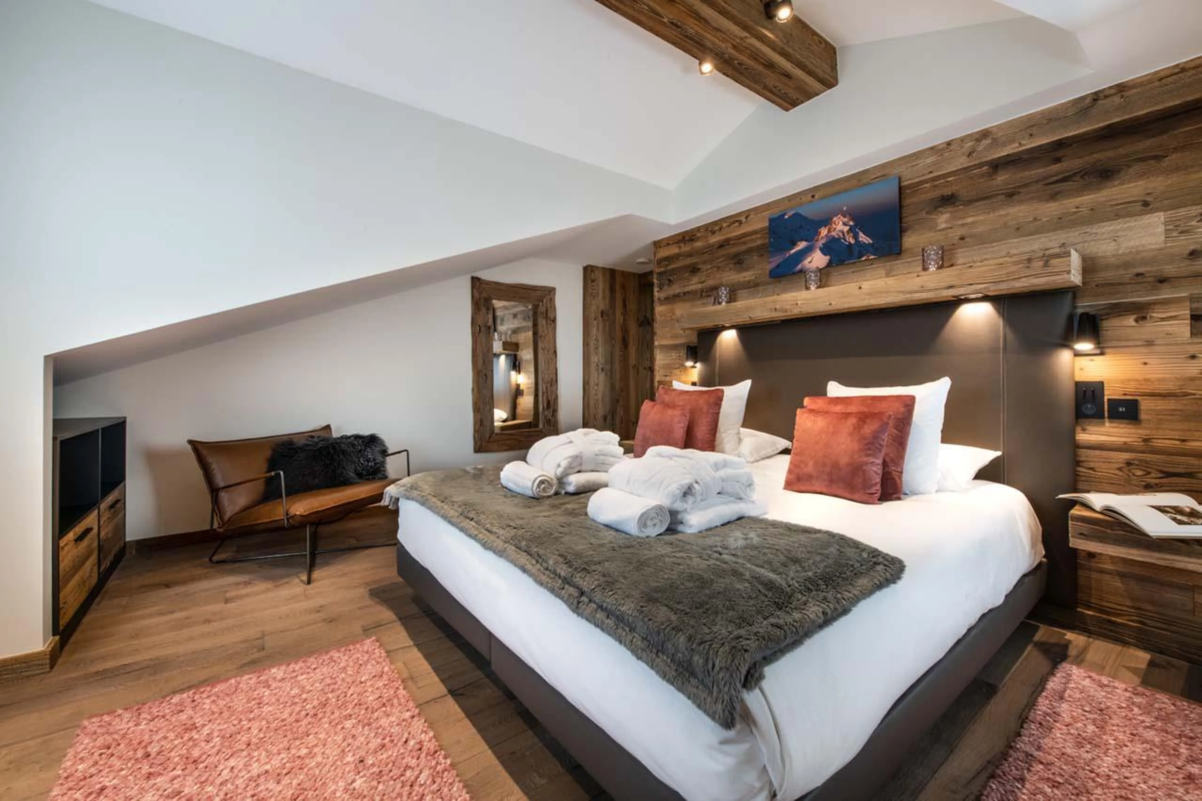 Bedroom one at Apartment Kinabalu in Courchevel 1650