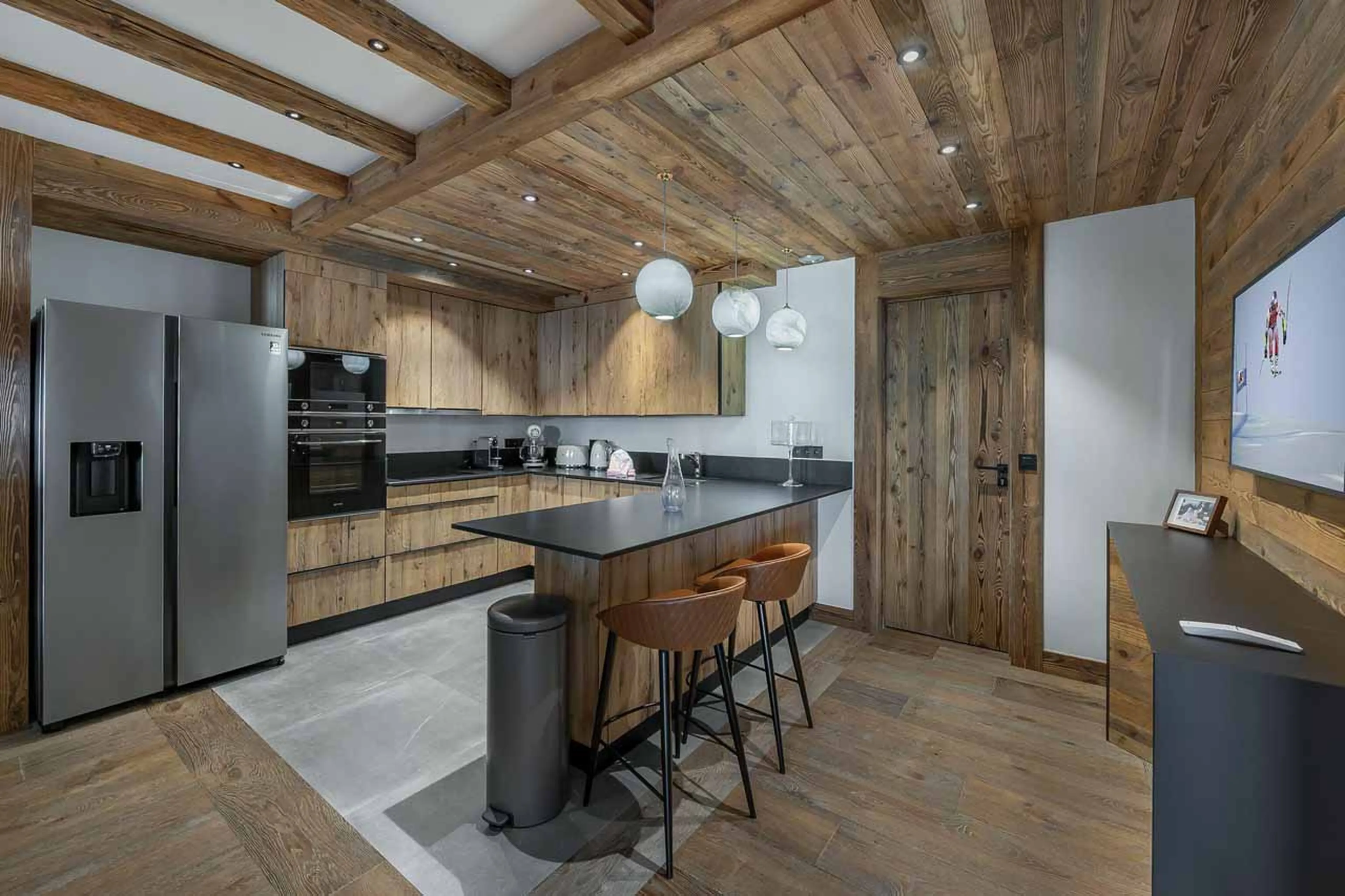 Kitchen at Apartment La Face 1 in Val d'Isere