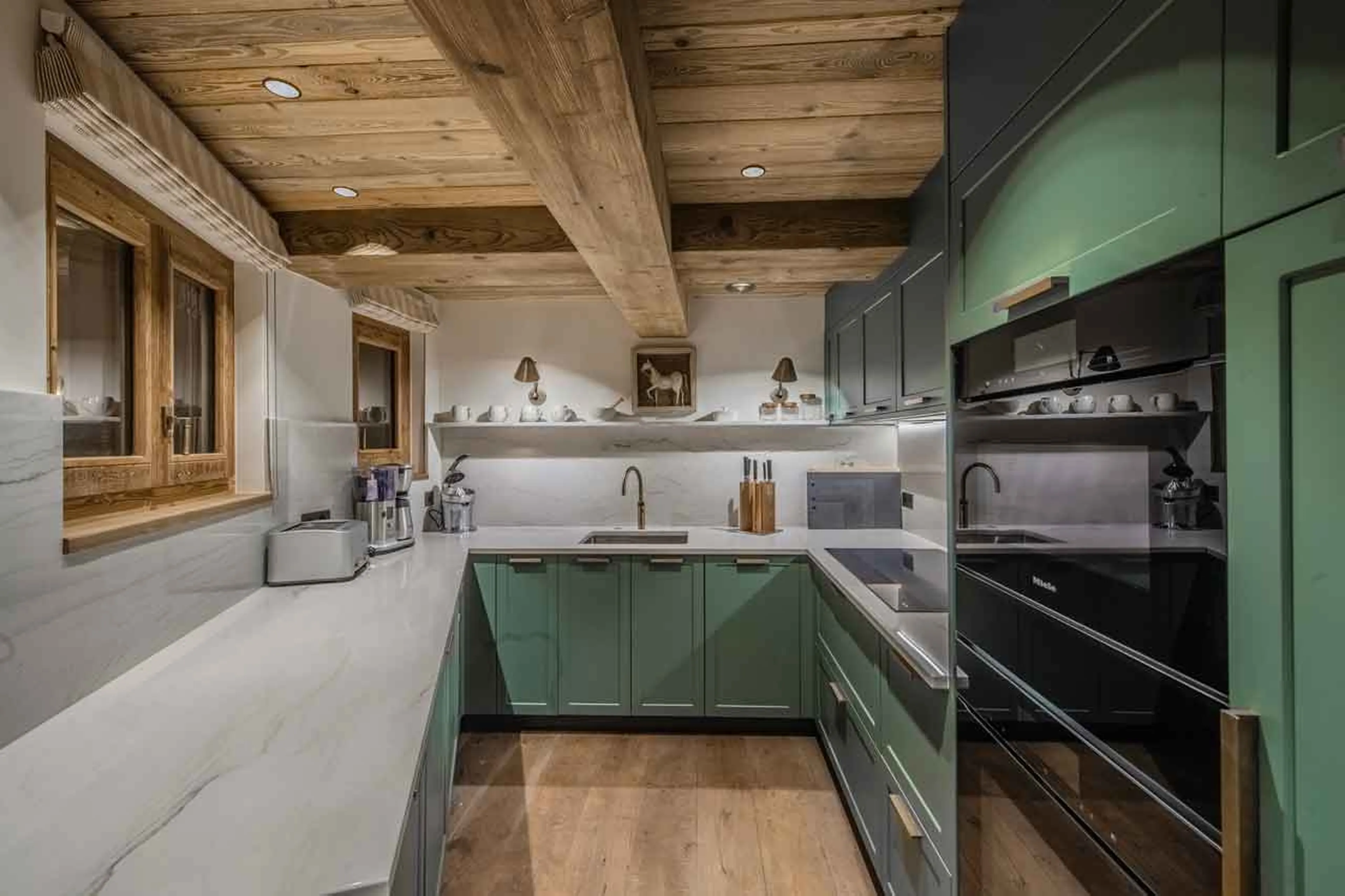 Kitchen at Apartment La Gelinotte in Val d'Isere