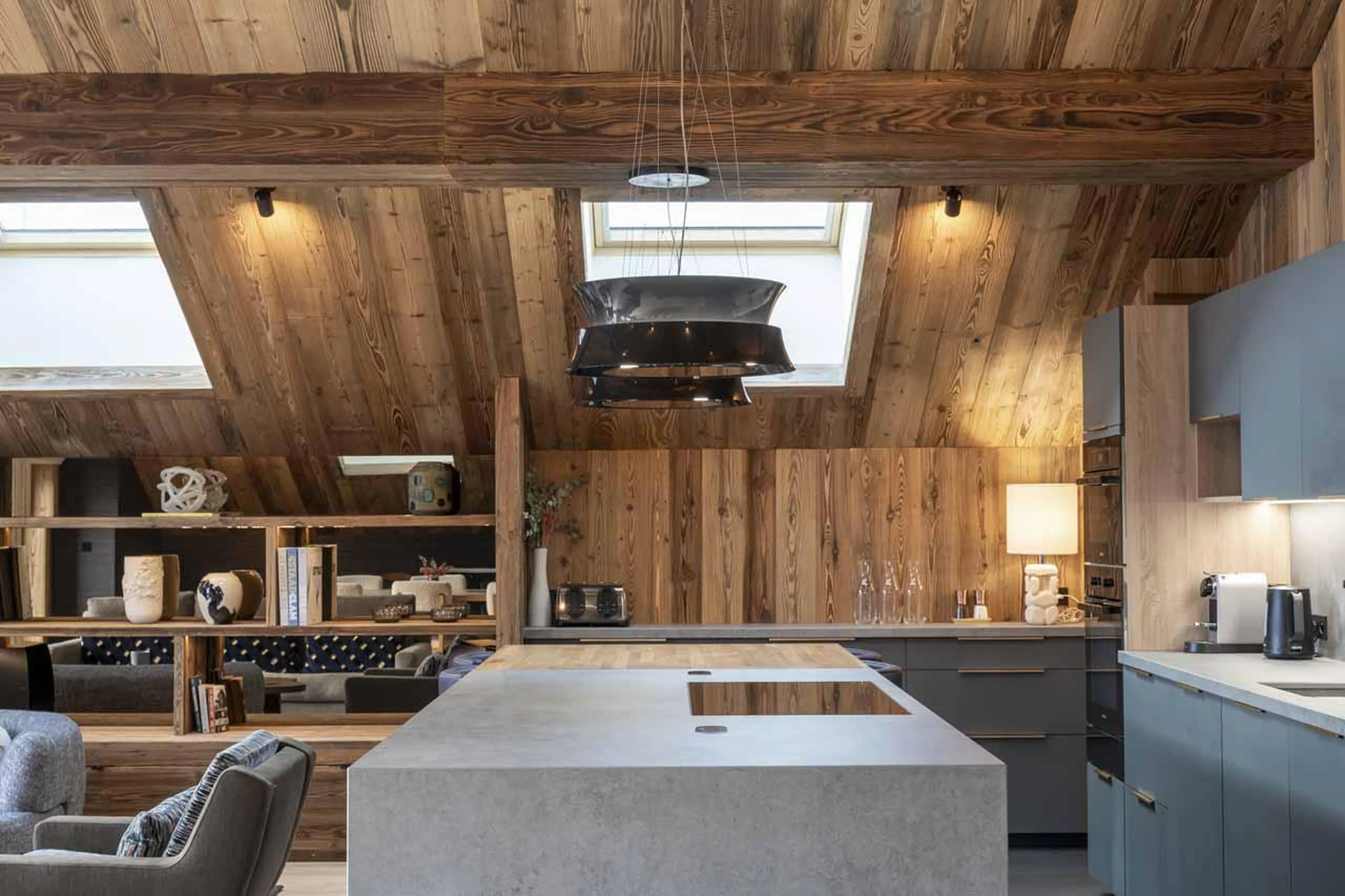 Kitchen at Apartment Le Cygne in Meribel