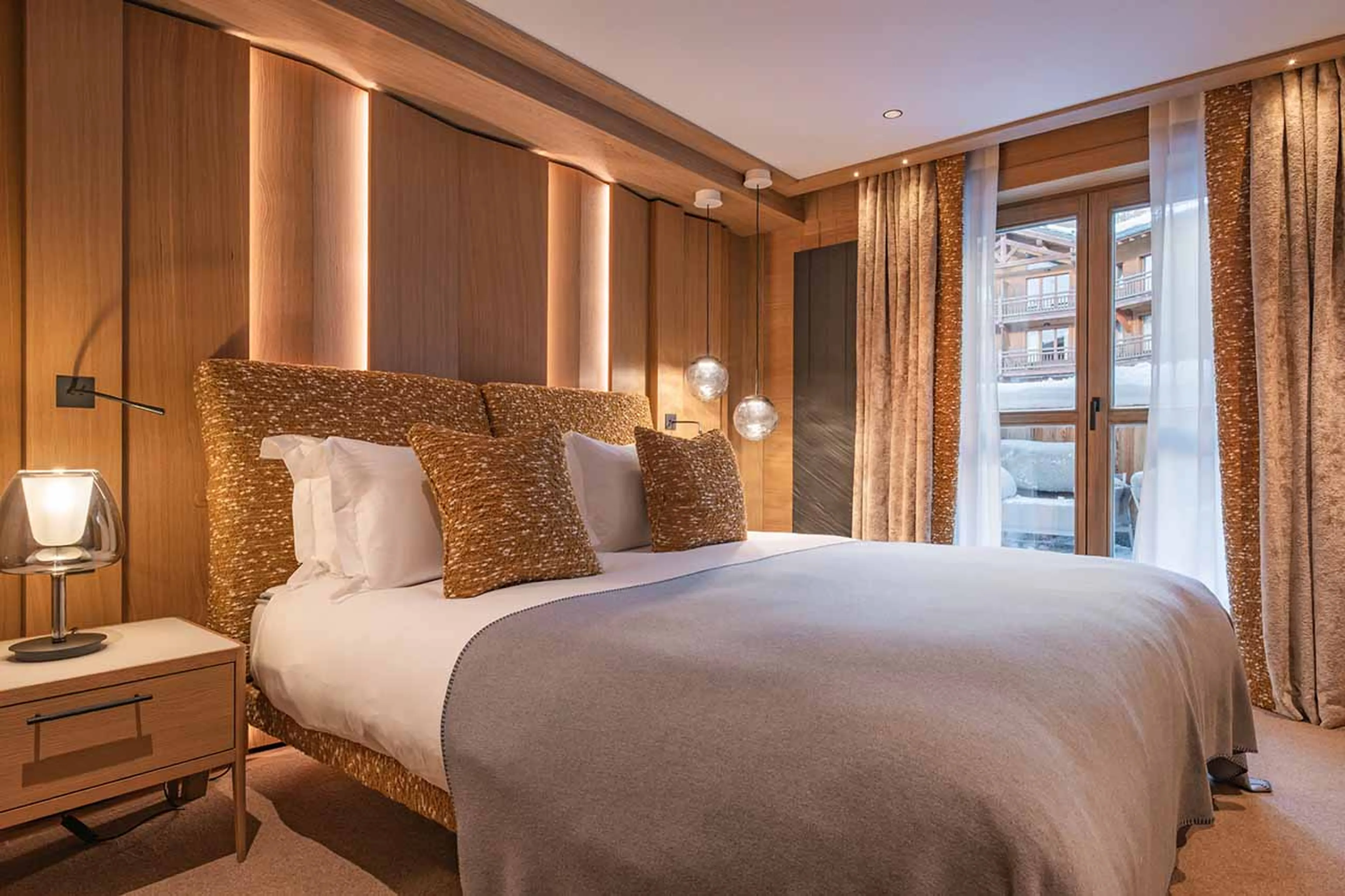 Bedroom 3 at Apartment Le Parc Beaumont in Val d'Isere