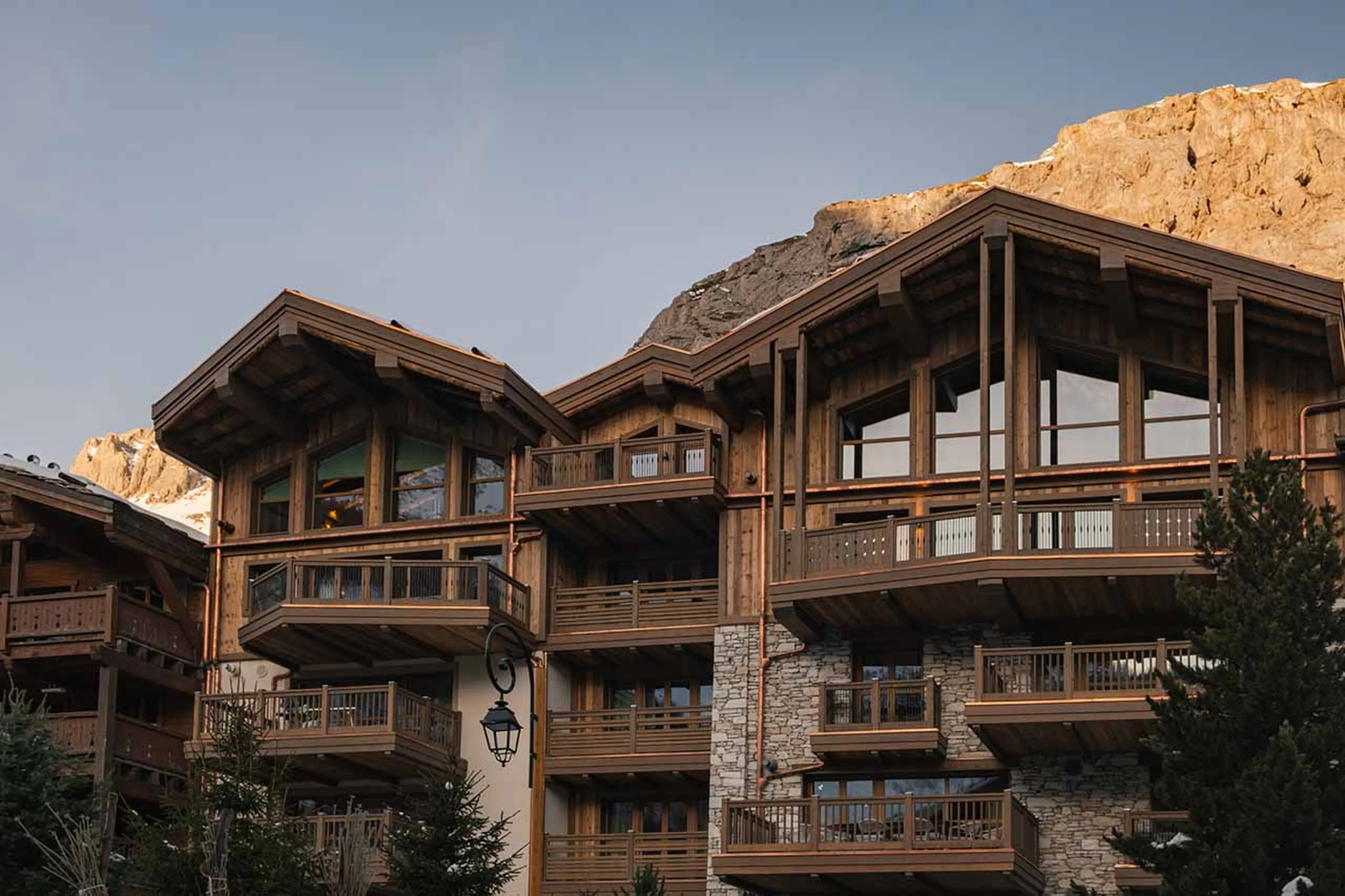 Exterior of Apartment Le Parc Marceau in Val d'Isere