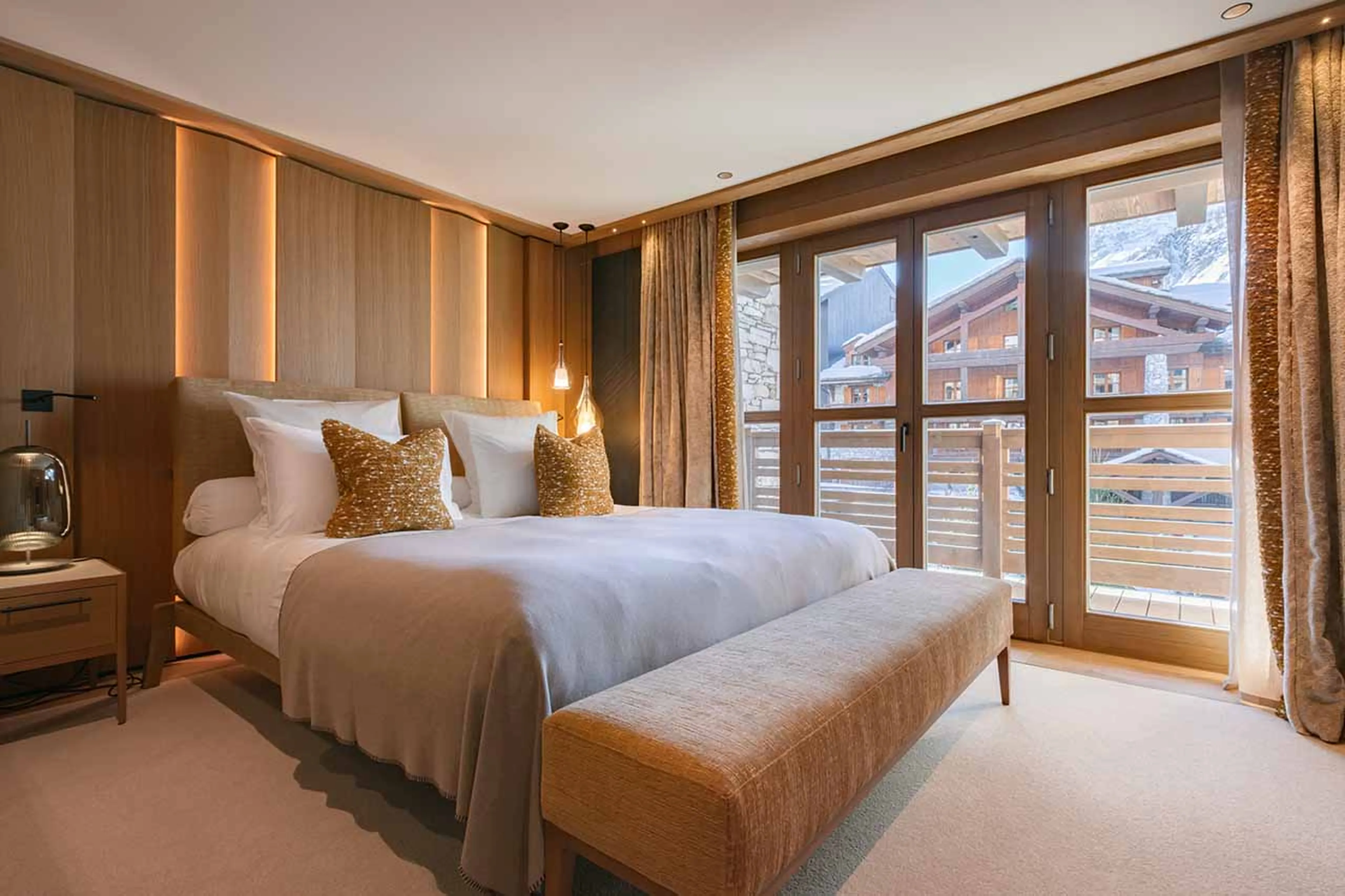 Bedroom 1 at Apartment Solene in Val d'Isere