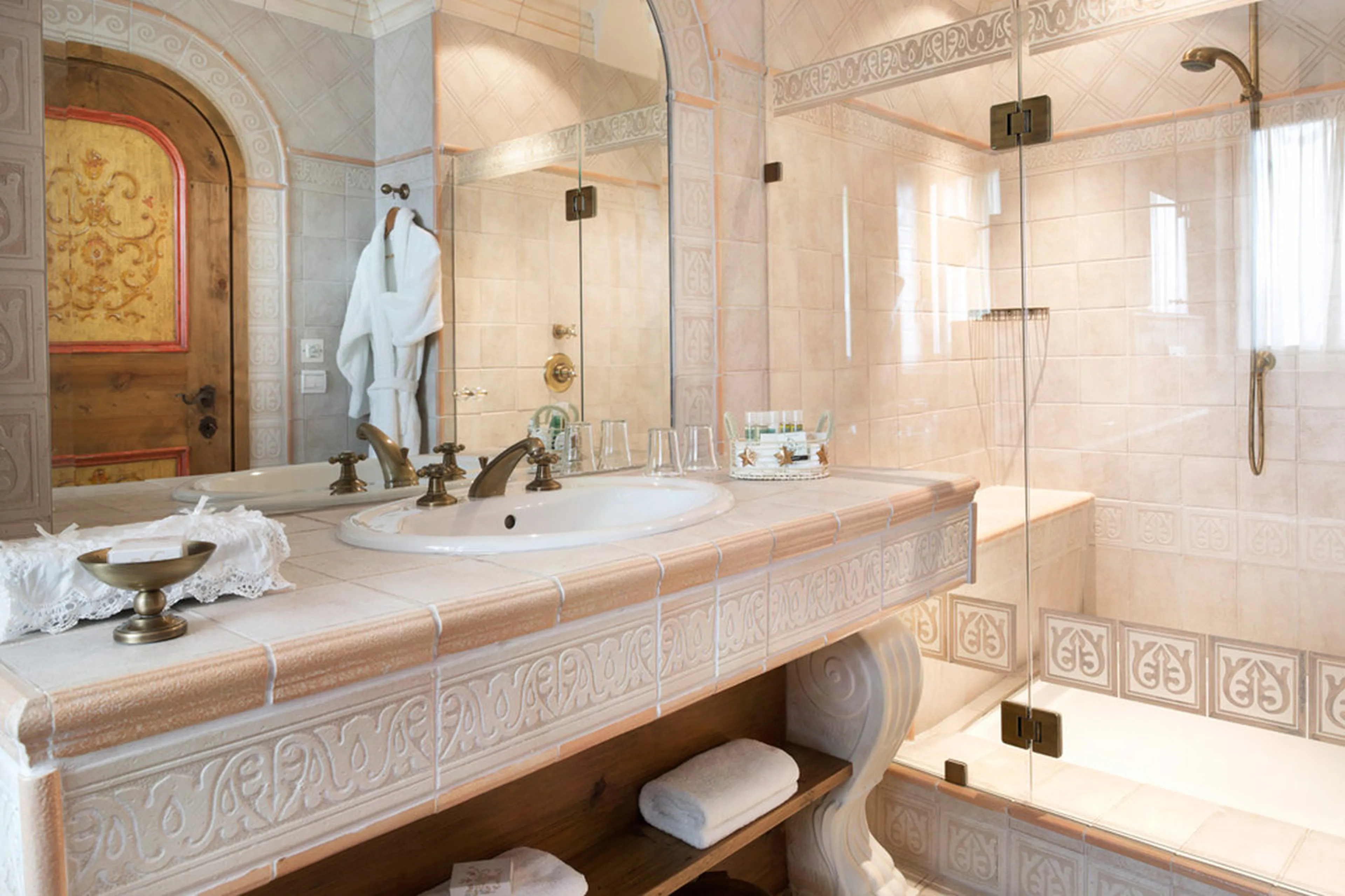 En-suite shower room of Apartment Le Sommet, Courchevel 1850