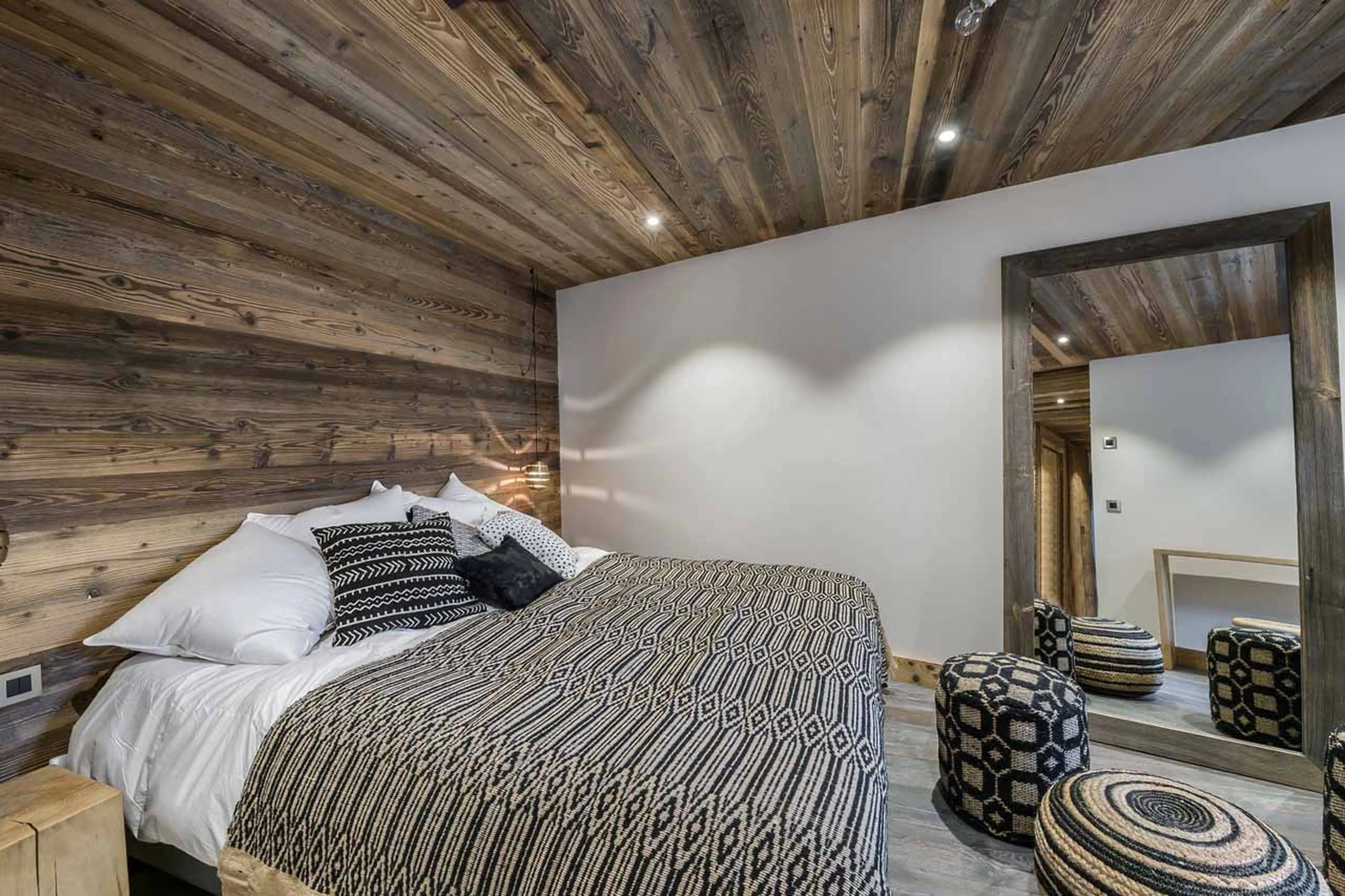 Bedroom two at Apartment Les Belles Alpes 1 in Meribel