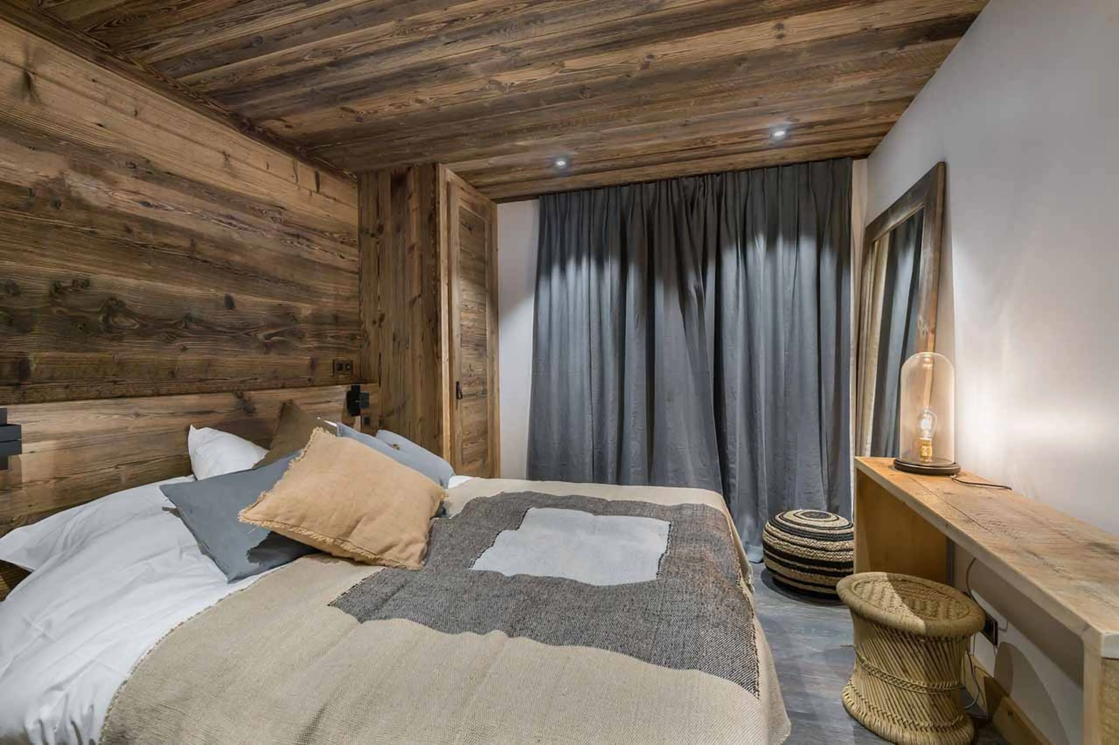 Bedroom three at Apartment Les Belles Alpes 1 in Meribel