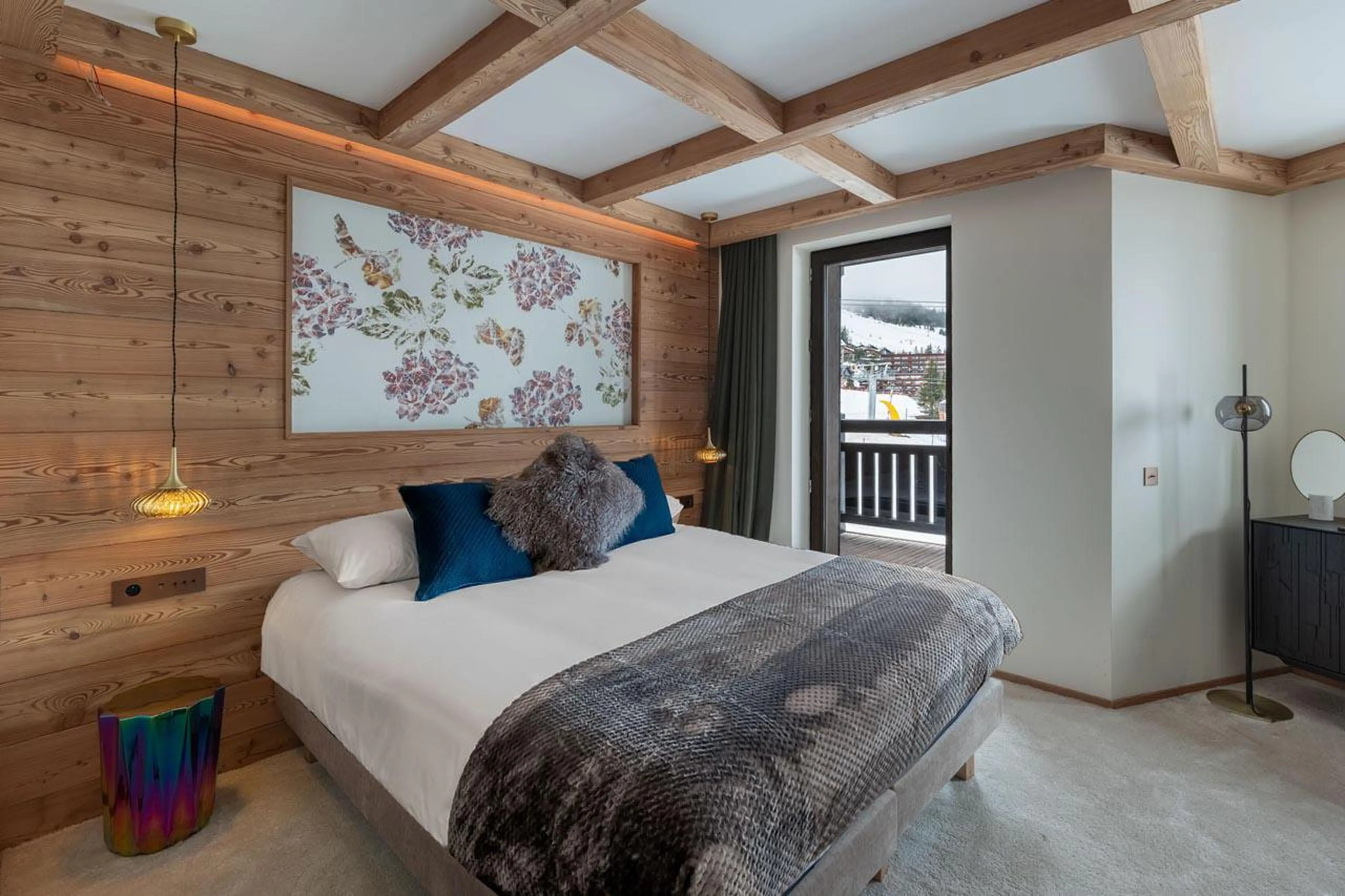 Bedroom at Apartment Michaelo in Courchevel 1850