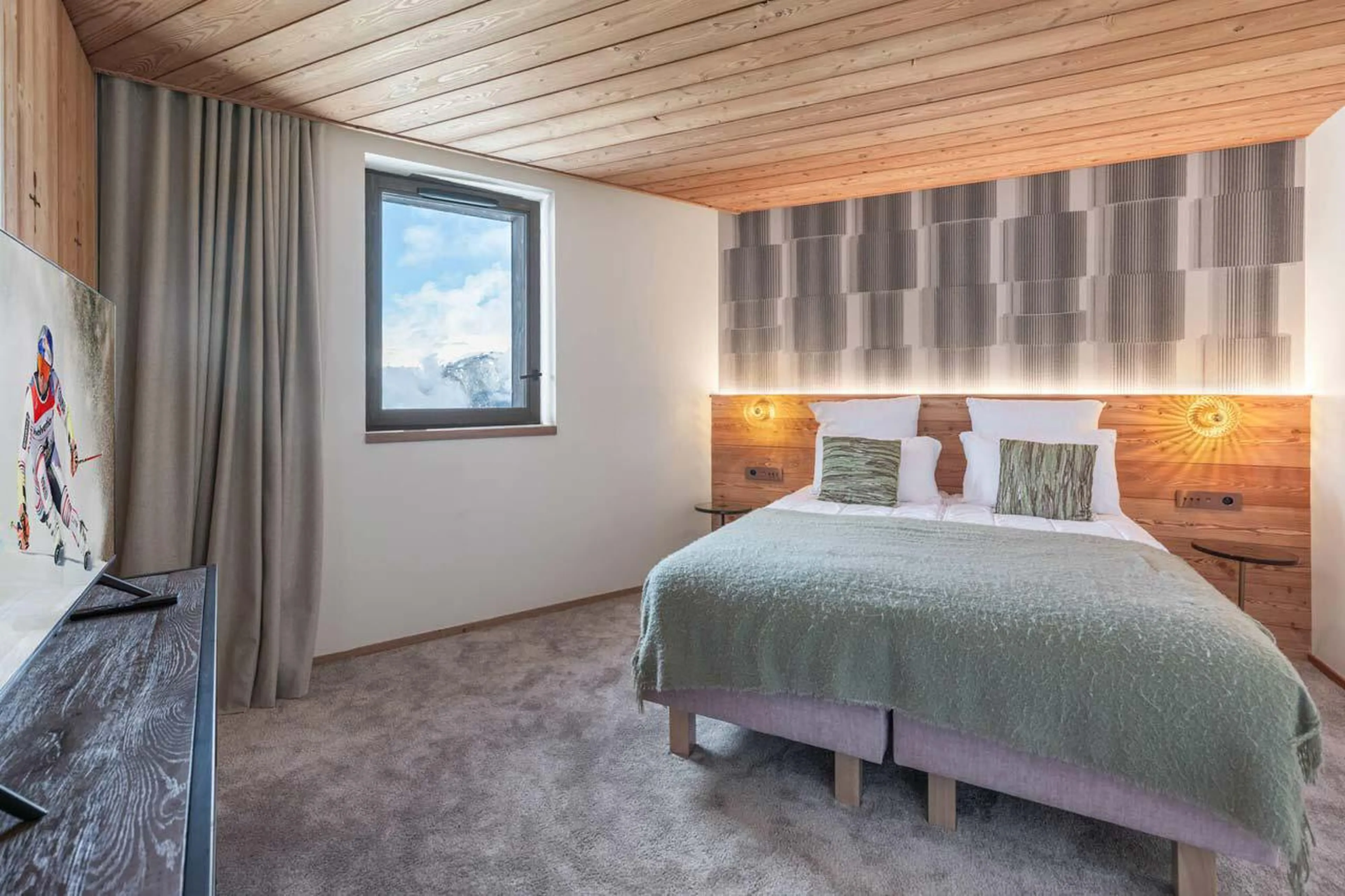 Bedroom four in Apartment Mistero in Courchevel 1850