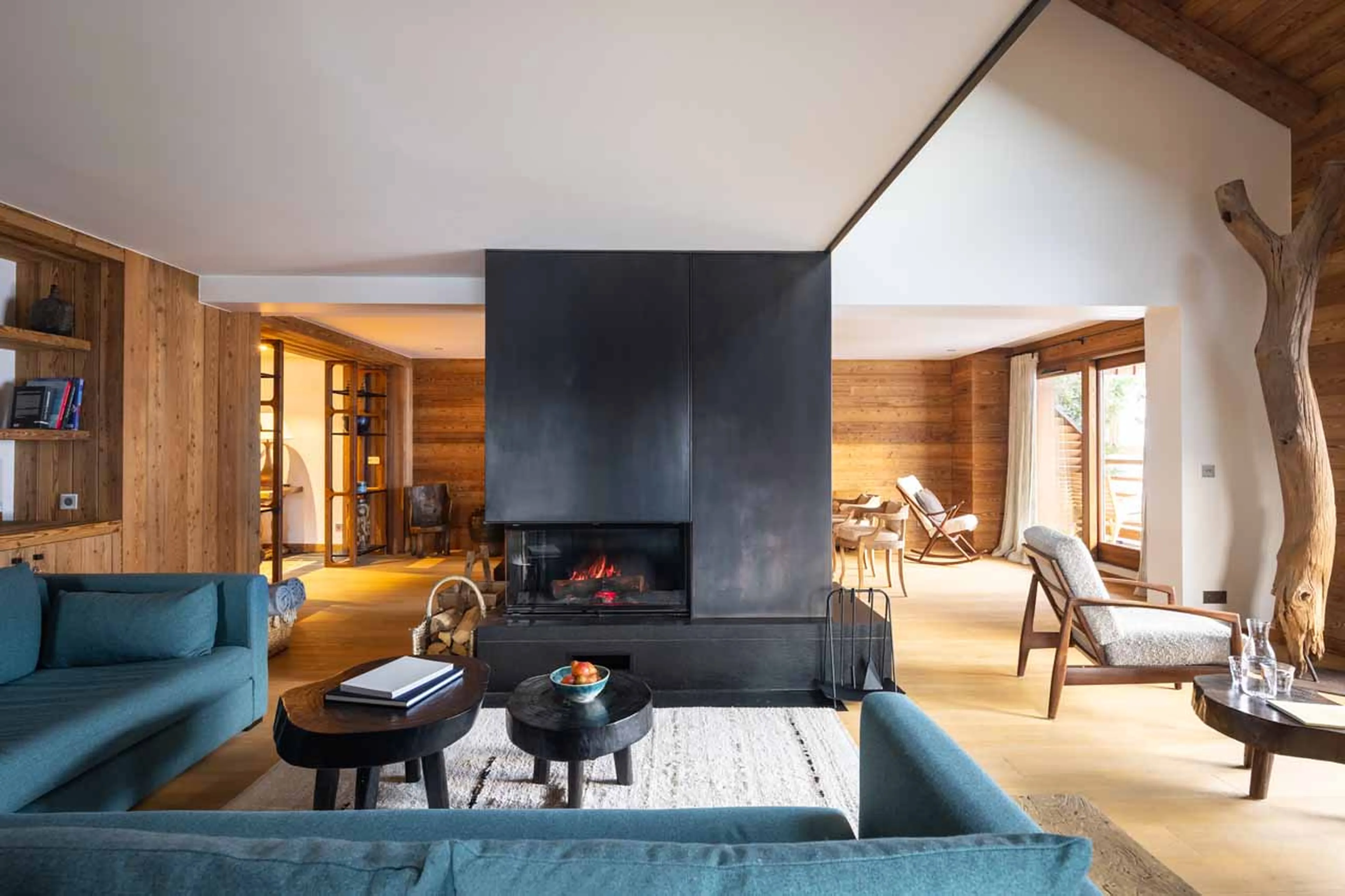 Open-plan living area at Apartment Nanuq in Meribel