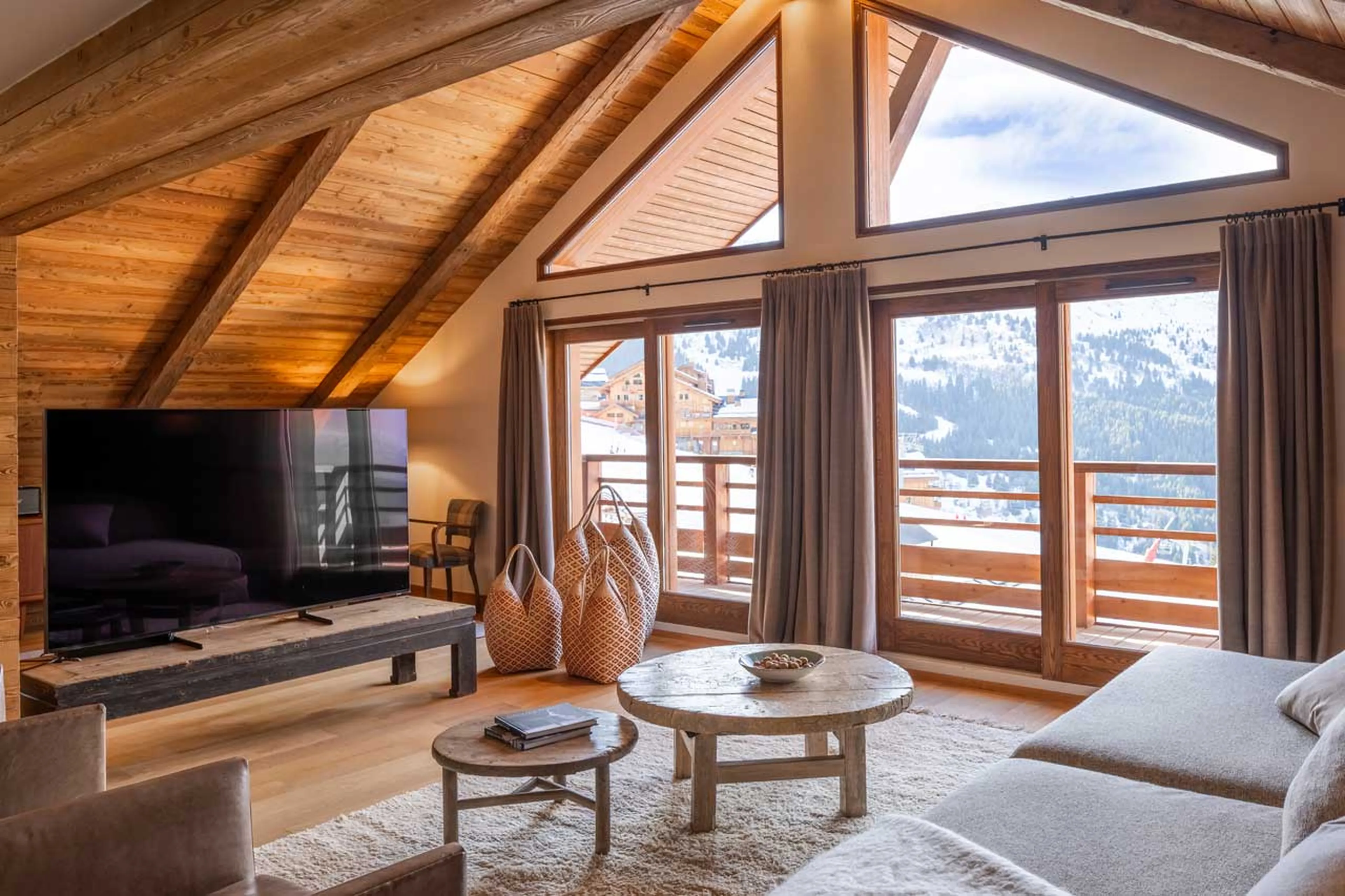 TV room at Apartment Nanuq in Meribel