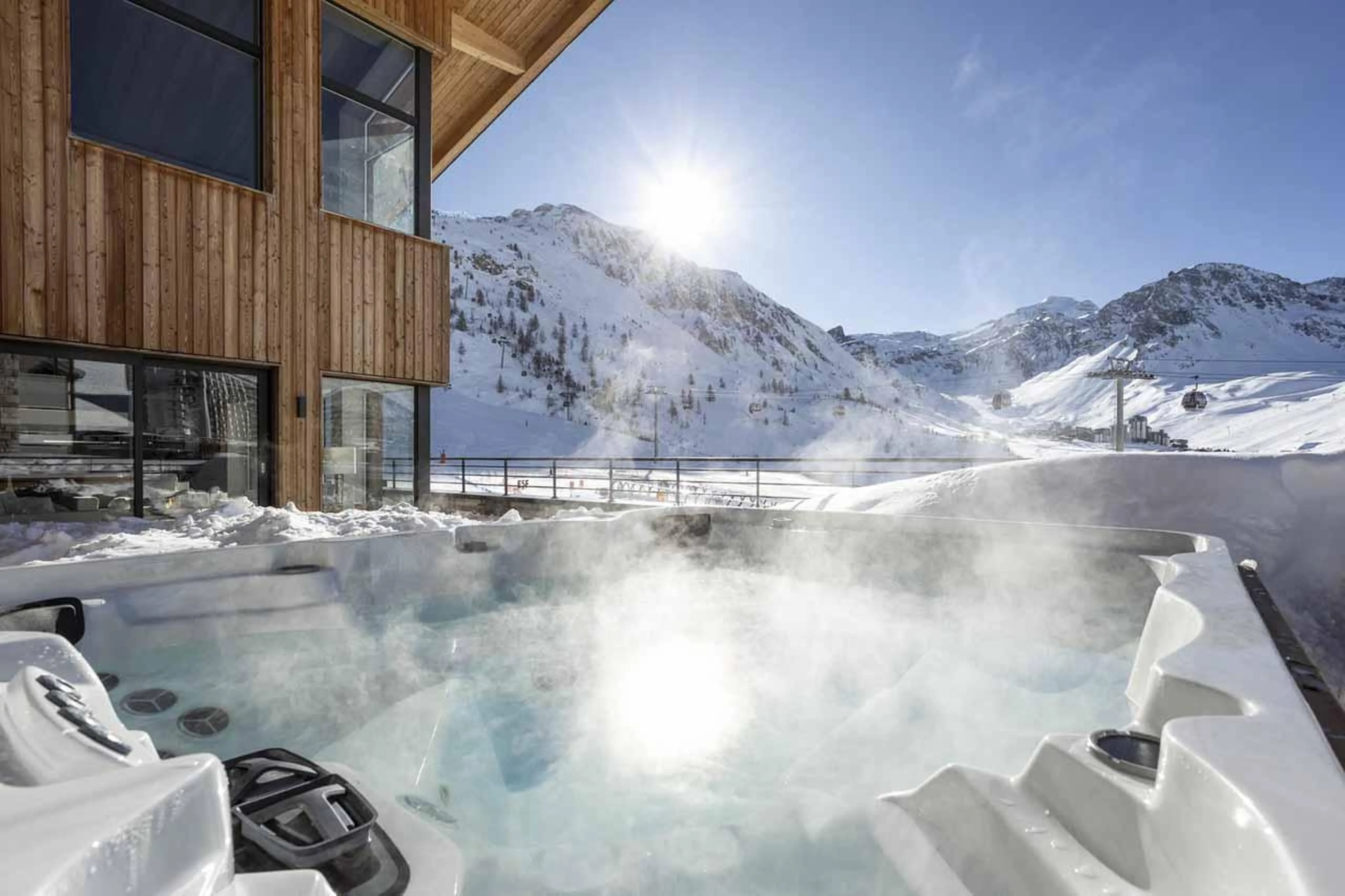 Hot tub in Apartment Ornate, Tignes