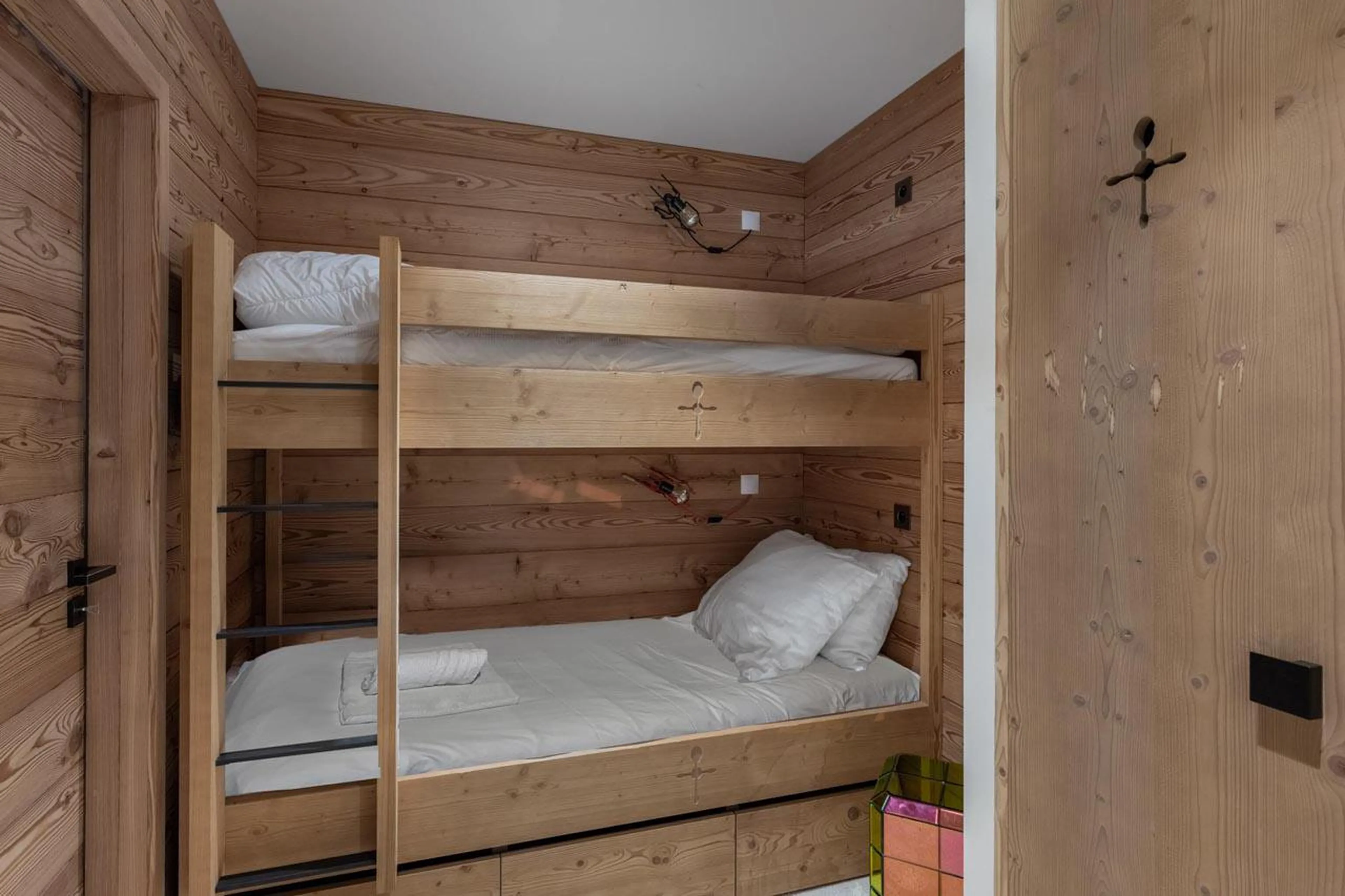 Bedroom at Apartment Oro in Courchevel 1850