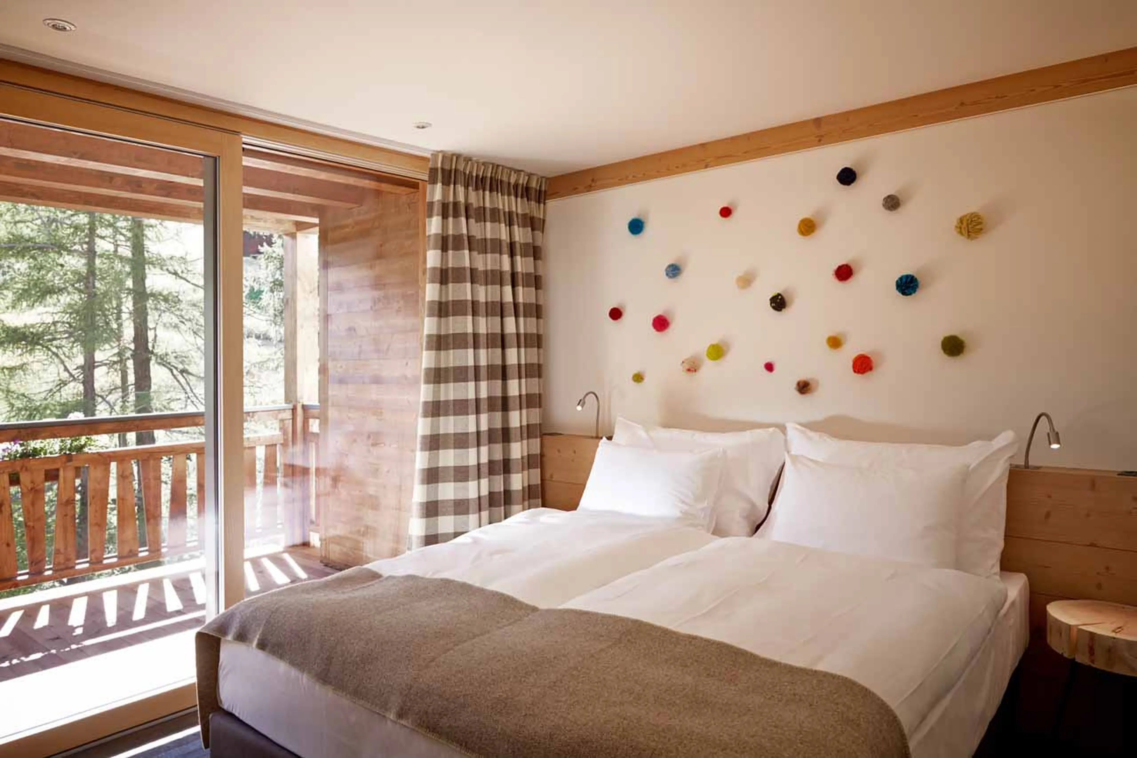 Bedroom three at Apartment Panorama in Zermatt