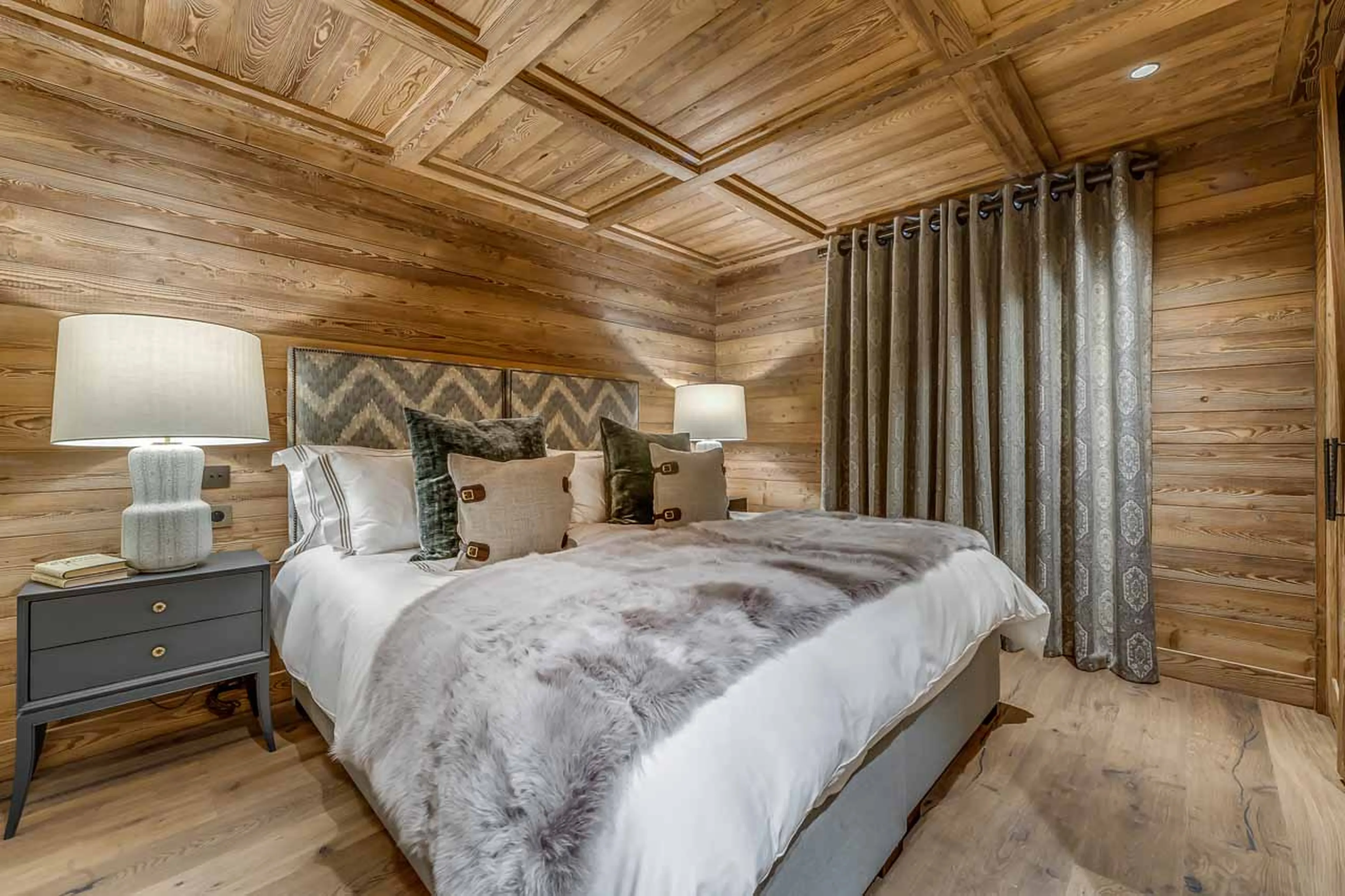 Bedroom three at Apartment Chamois in Meribel