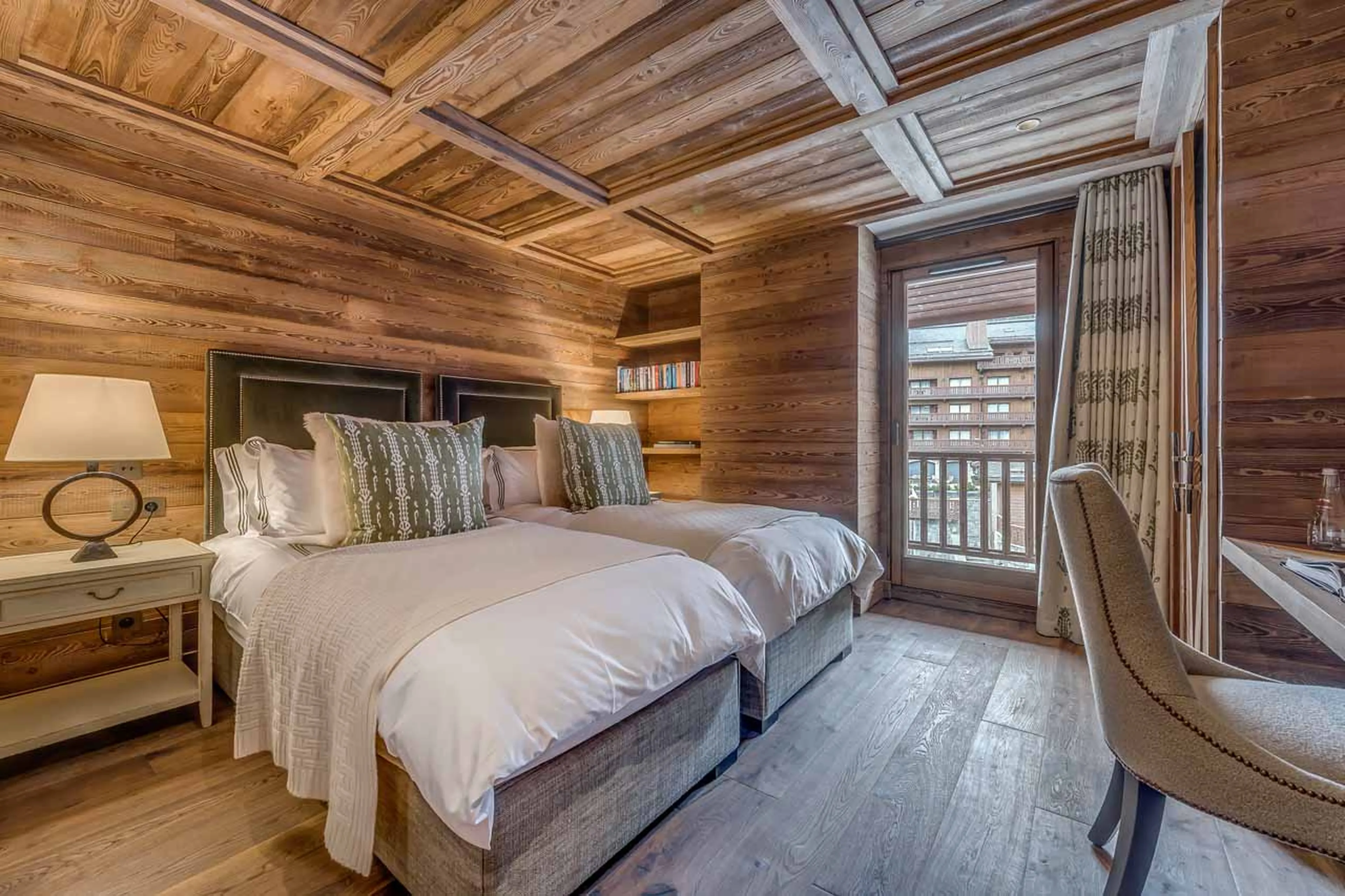 Bedroom four at Apartment Chamois in Meribel