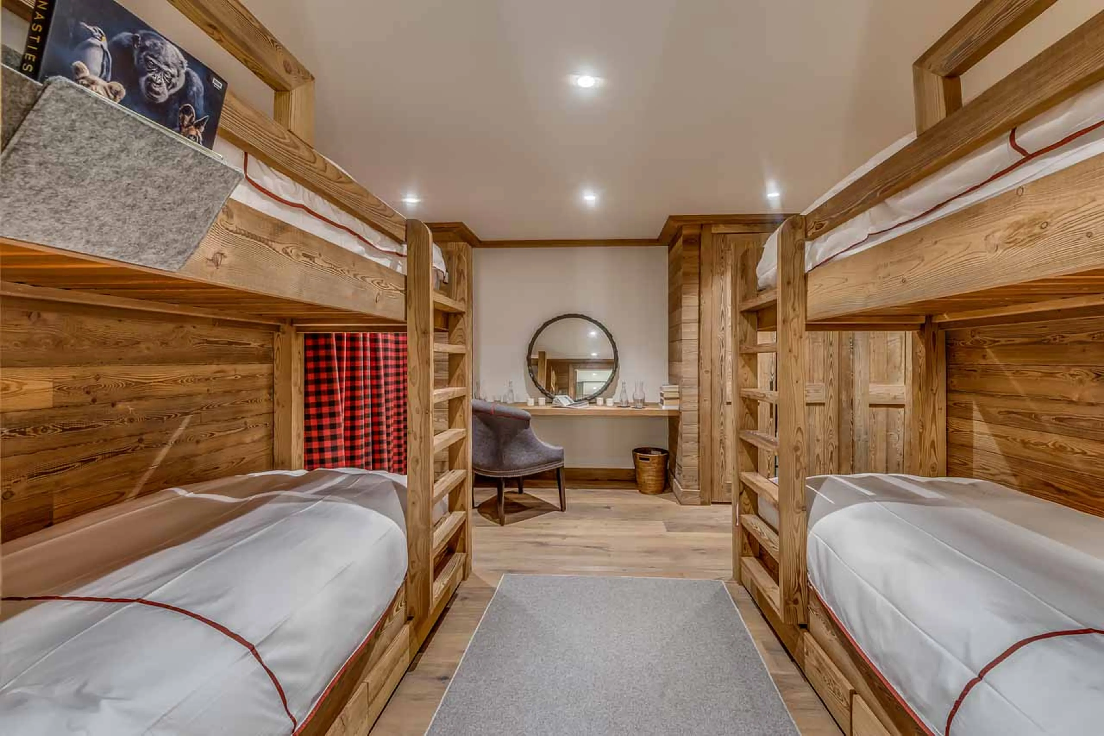 Bunk beds at Apartment Chamois in Meribel