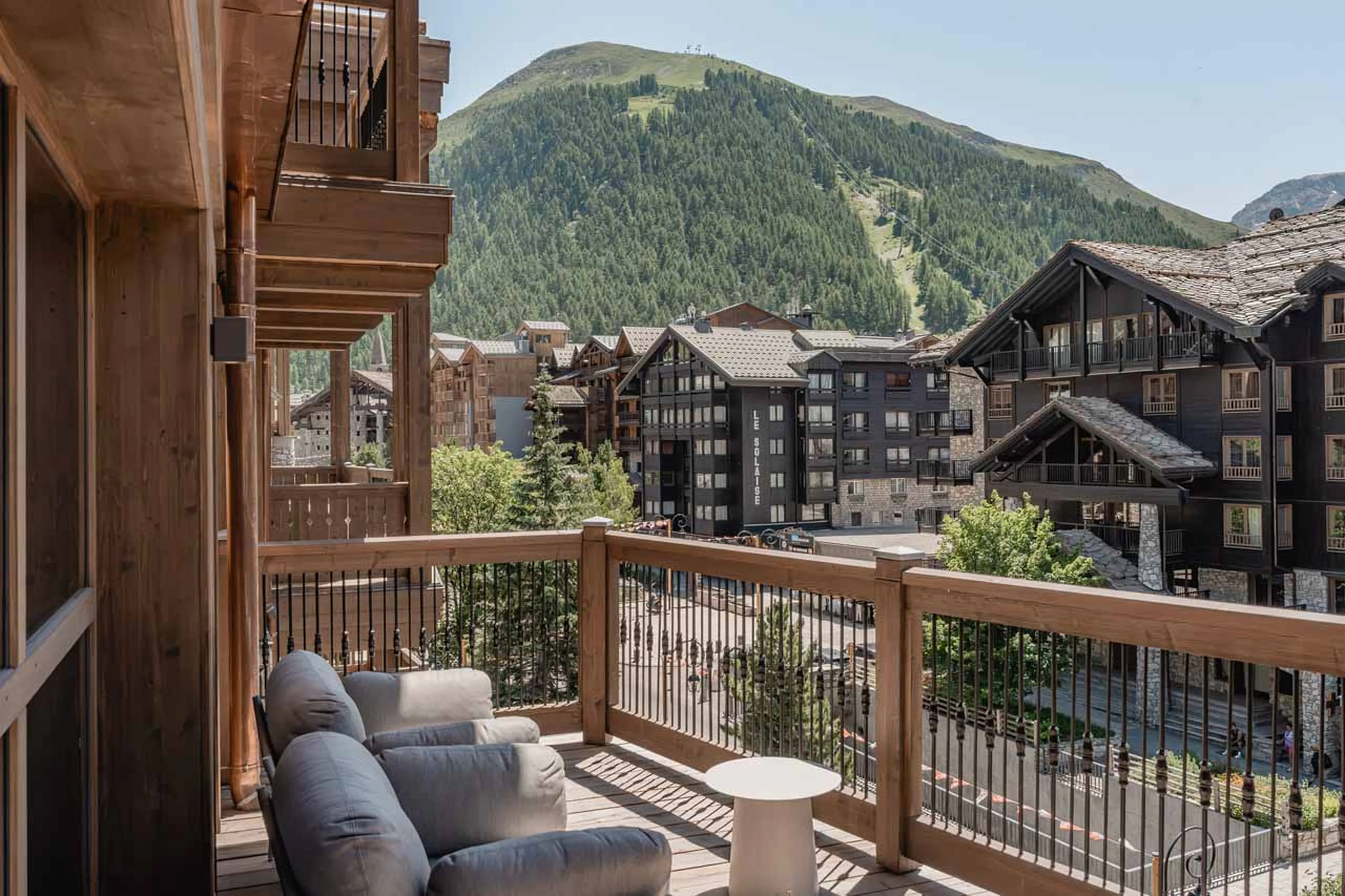 Balcony at Apartment Pistini in Val d'Isere