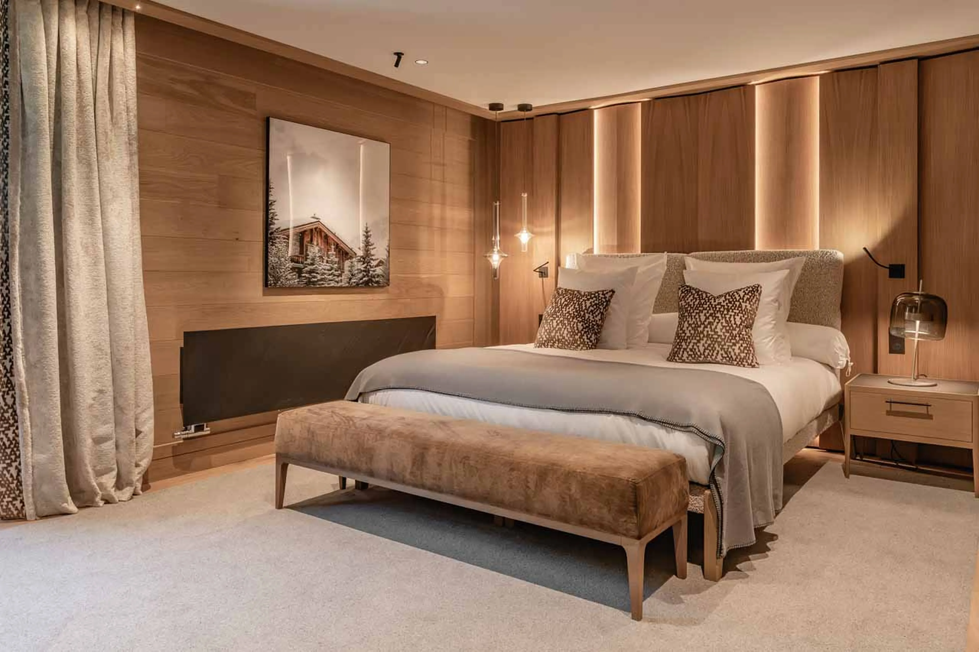Bedroom 3 at Apartment Pistini in Val d'Isere