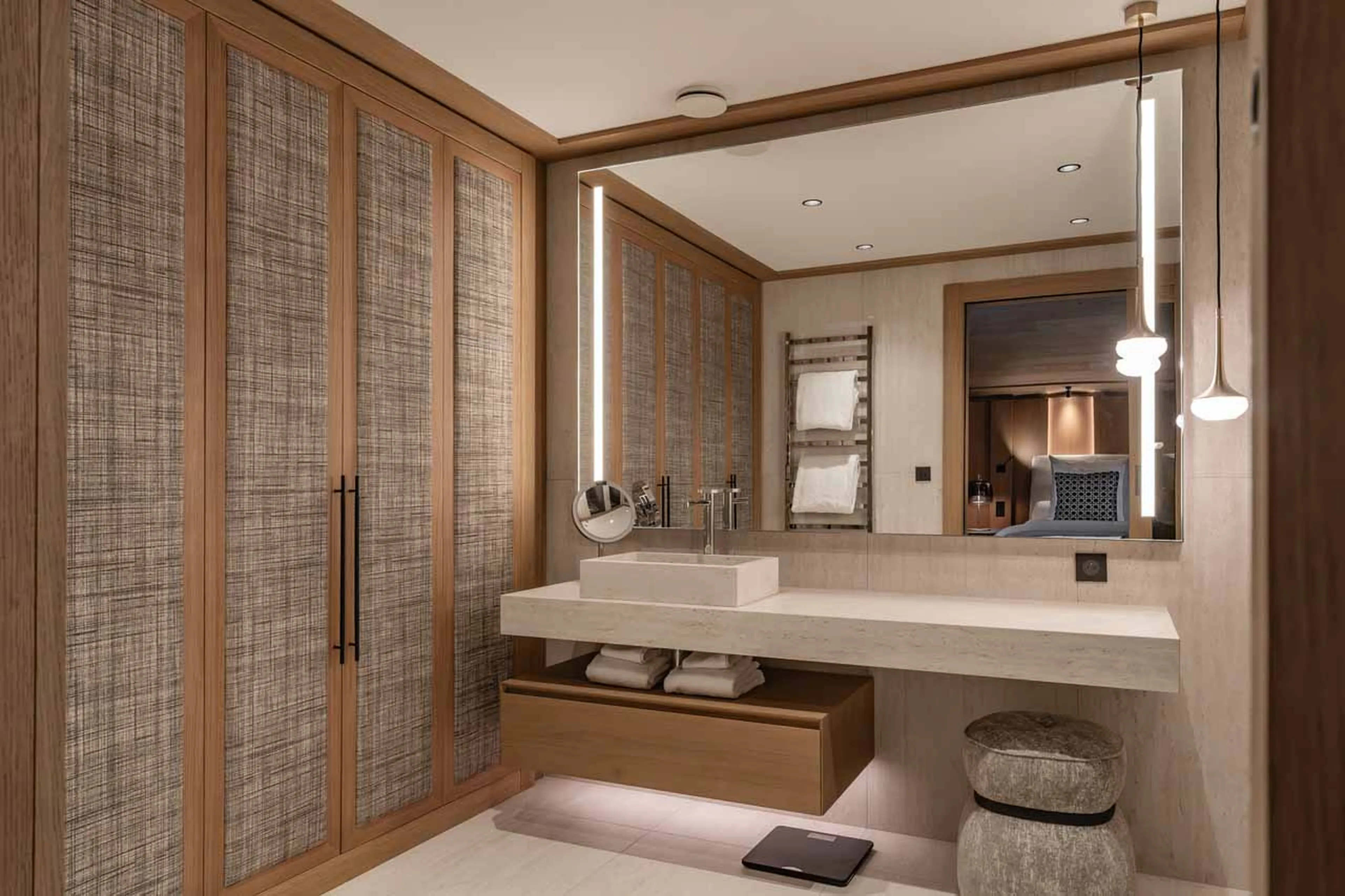 Bedroom 4 en-suite at Apartment Pistini in Val d'Isere
