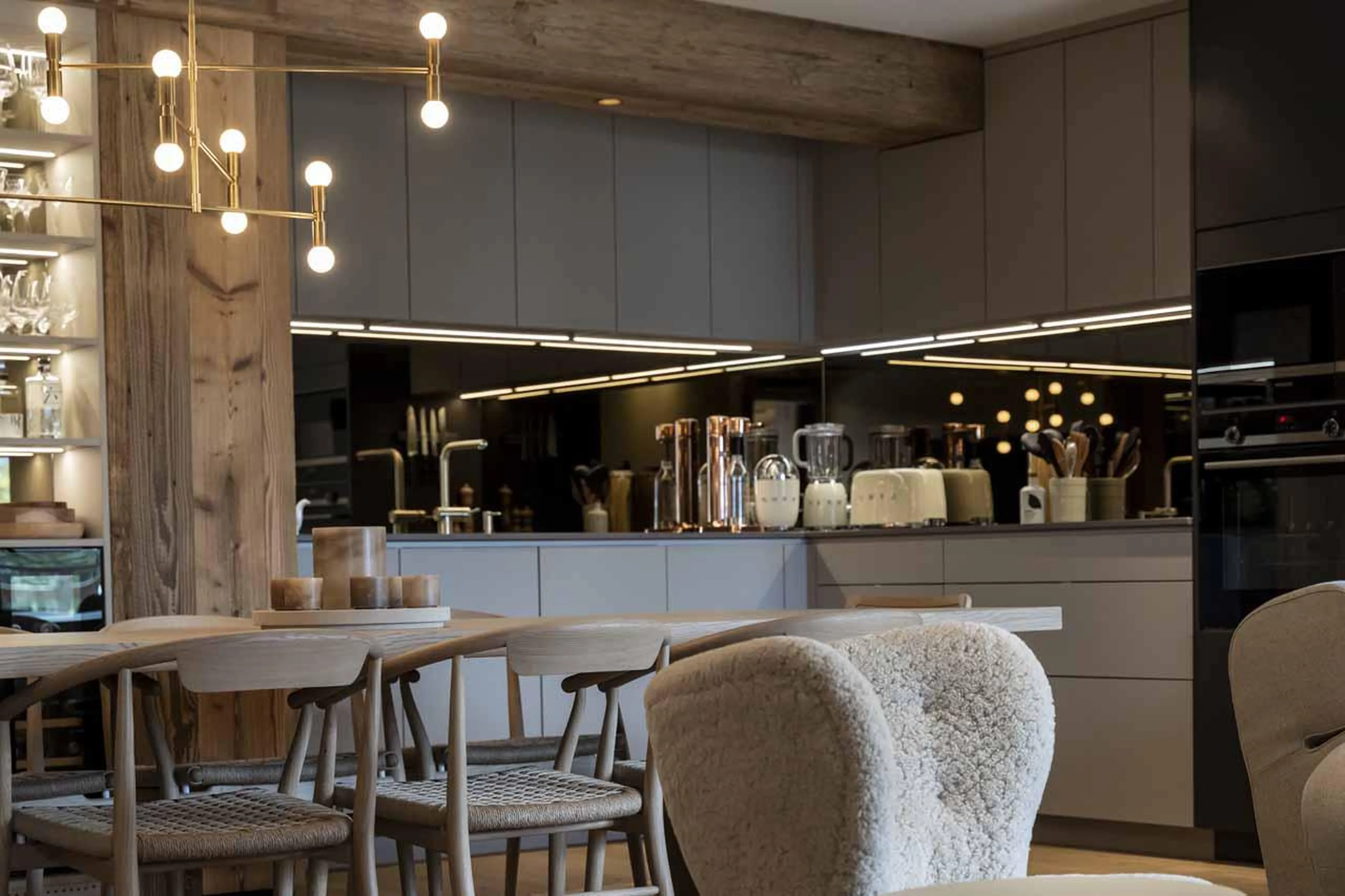 Kitchen at Apartment Portillo in Meribel