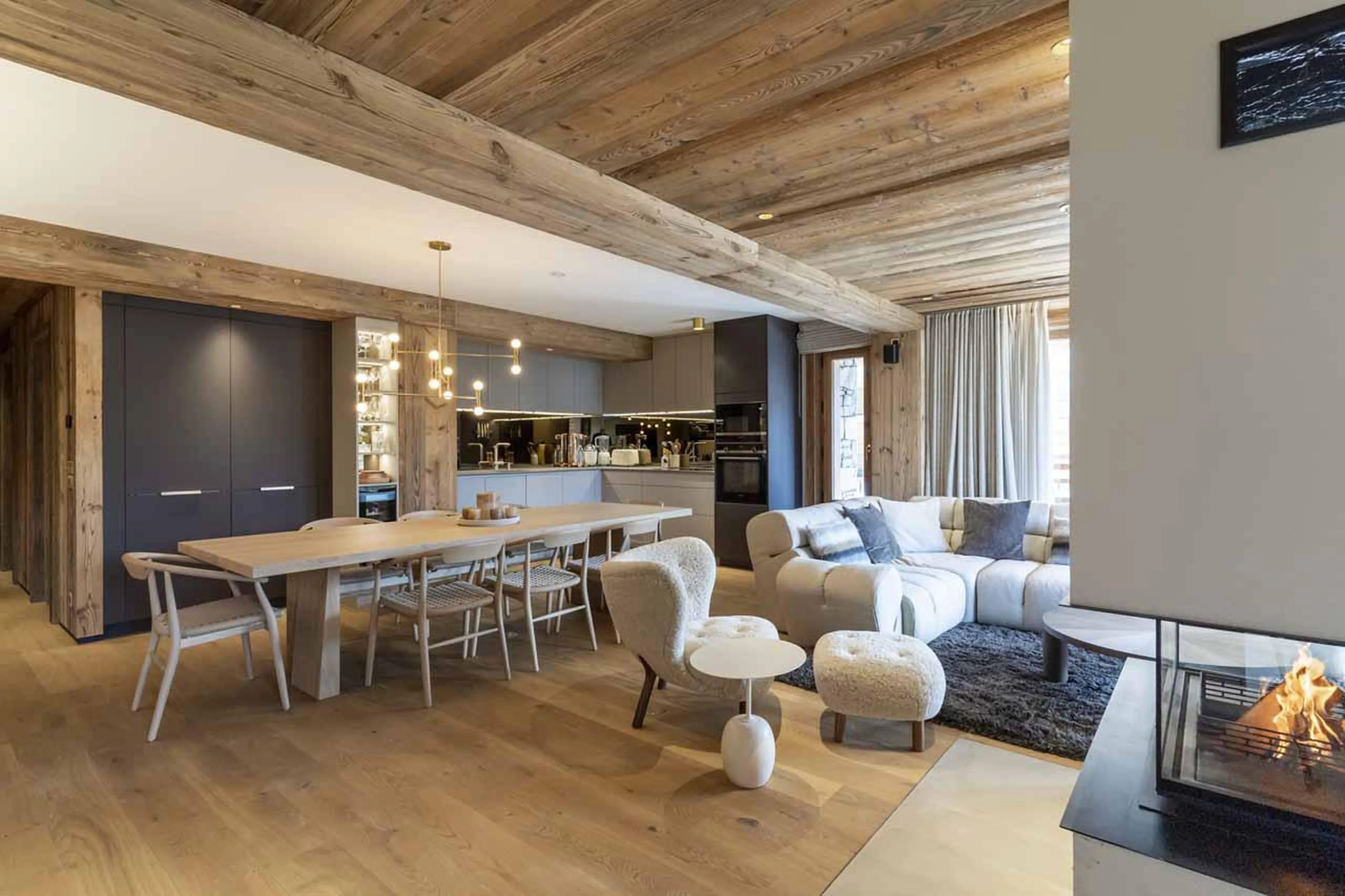 Living area of Apartment Portillo in Meribel