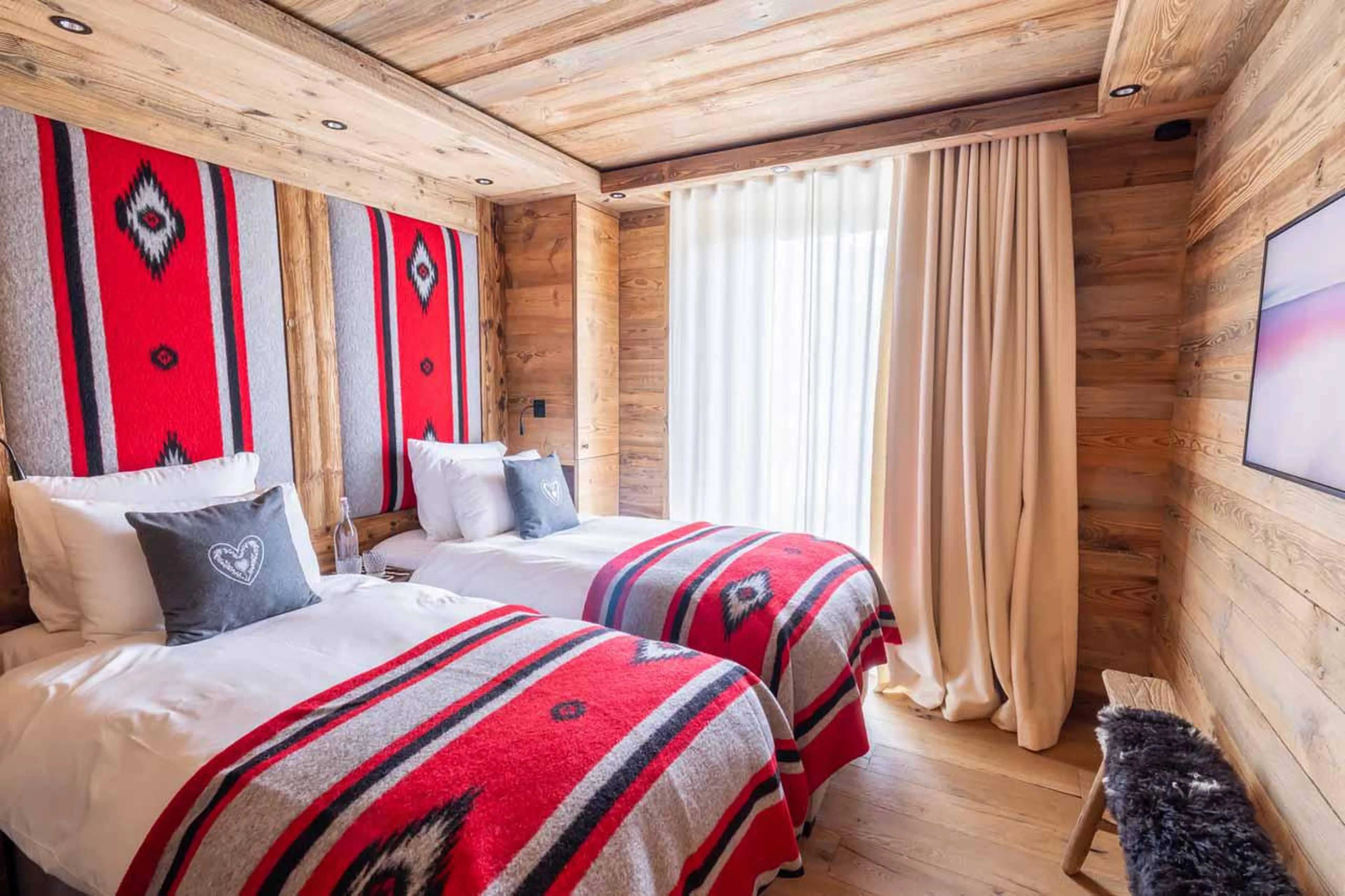 Bedroom three at Apartment Quartz 103 in Chamonix