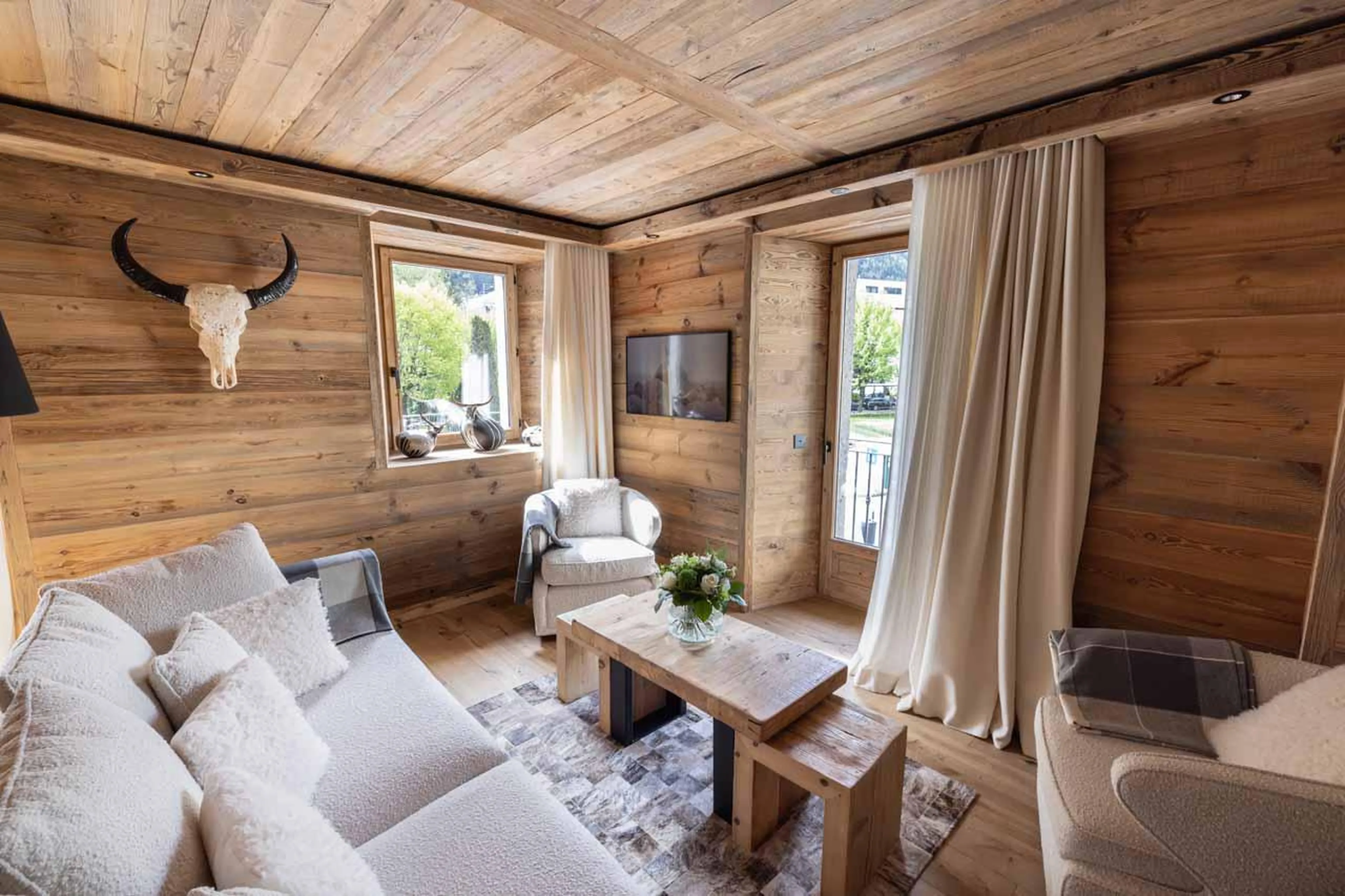 Living room at Apartment Quartz 103 in Chamonix