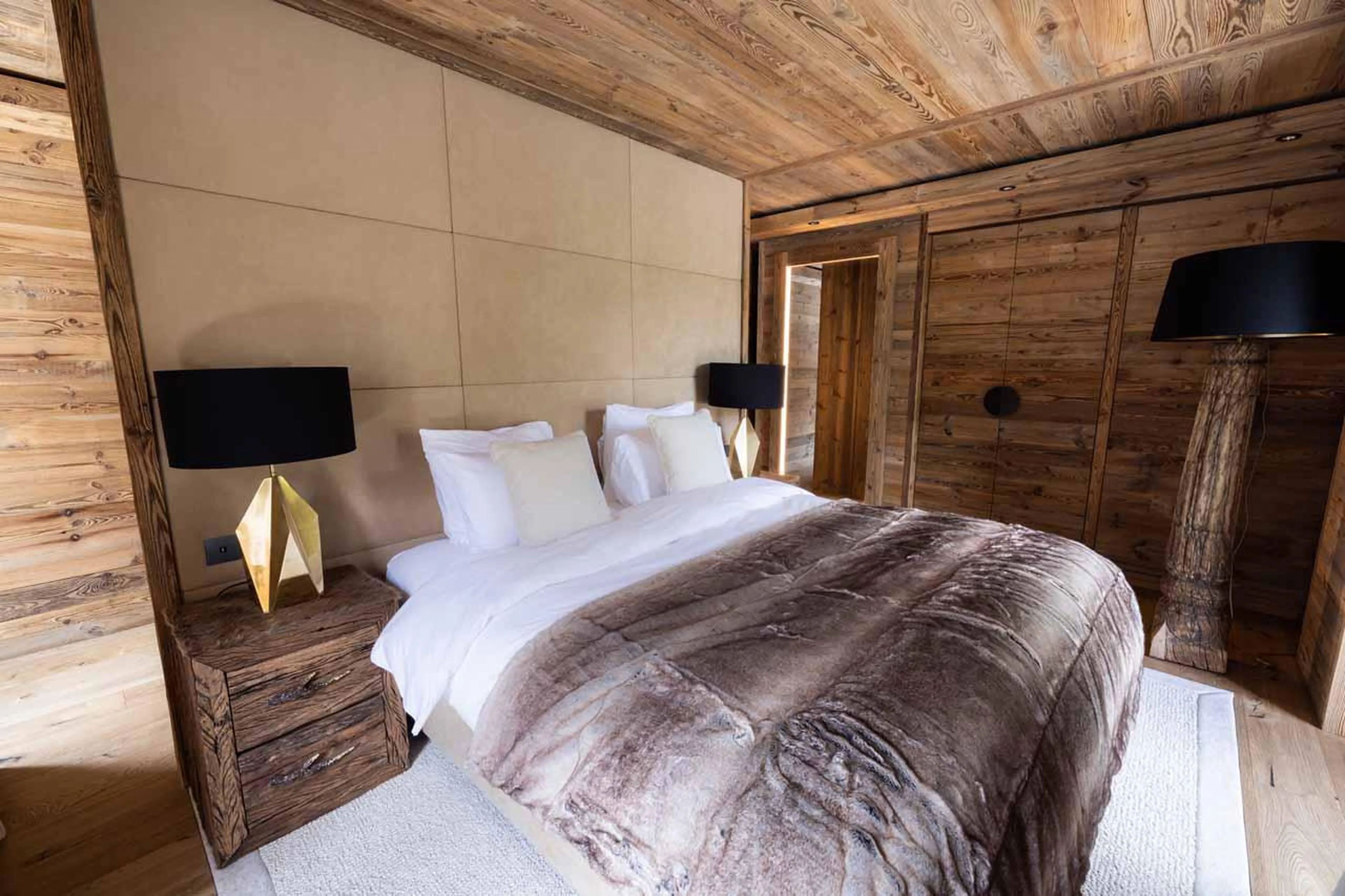 Master bedroom at Apartment Quartz 103 in Chamonix