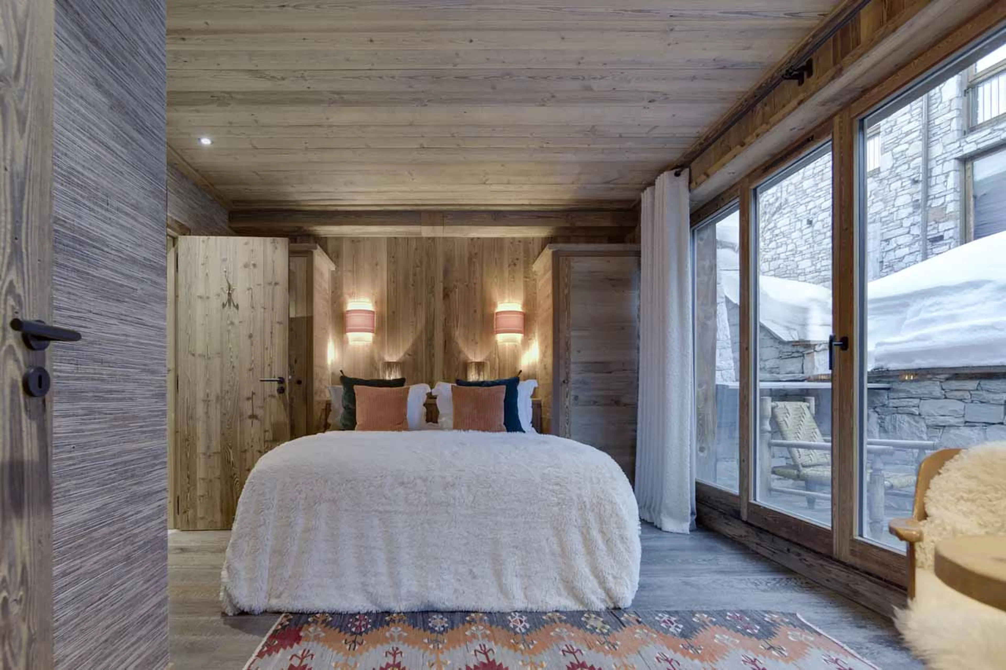 Bedroom 2 at Apartment Sagewood in Meribel