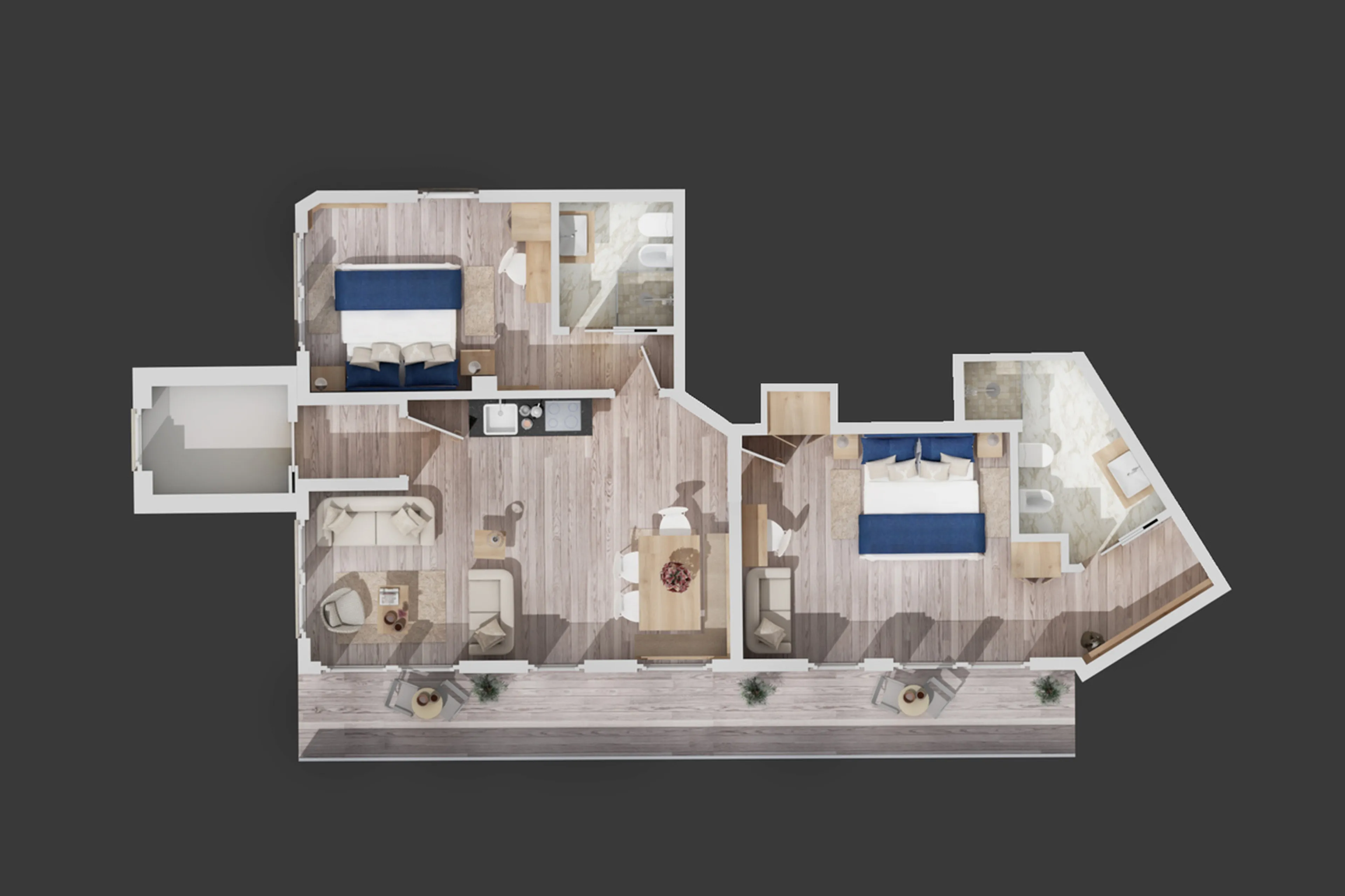 Floor plan of Apartment Selva in Val Gardena