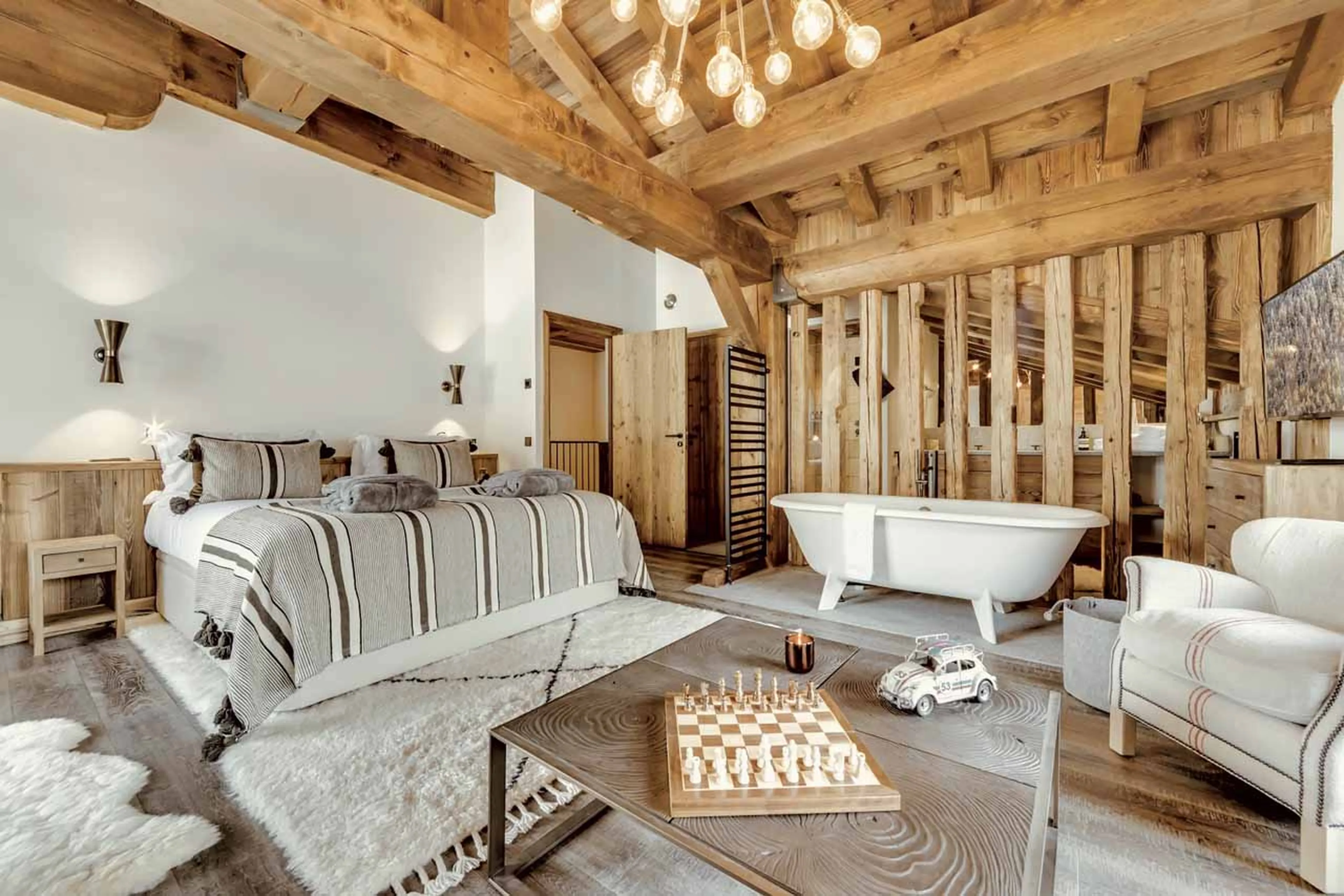 Bedroom one at Apartment Cala Slopeside in Val d'Isere