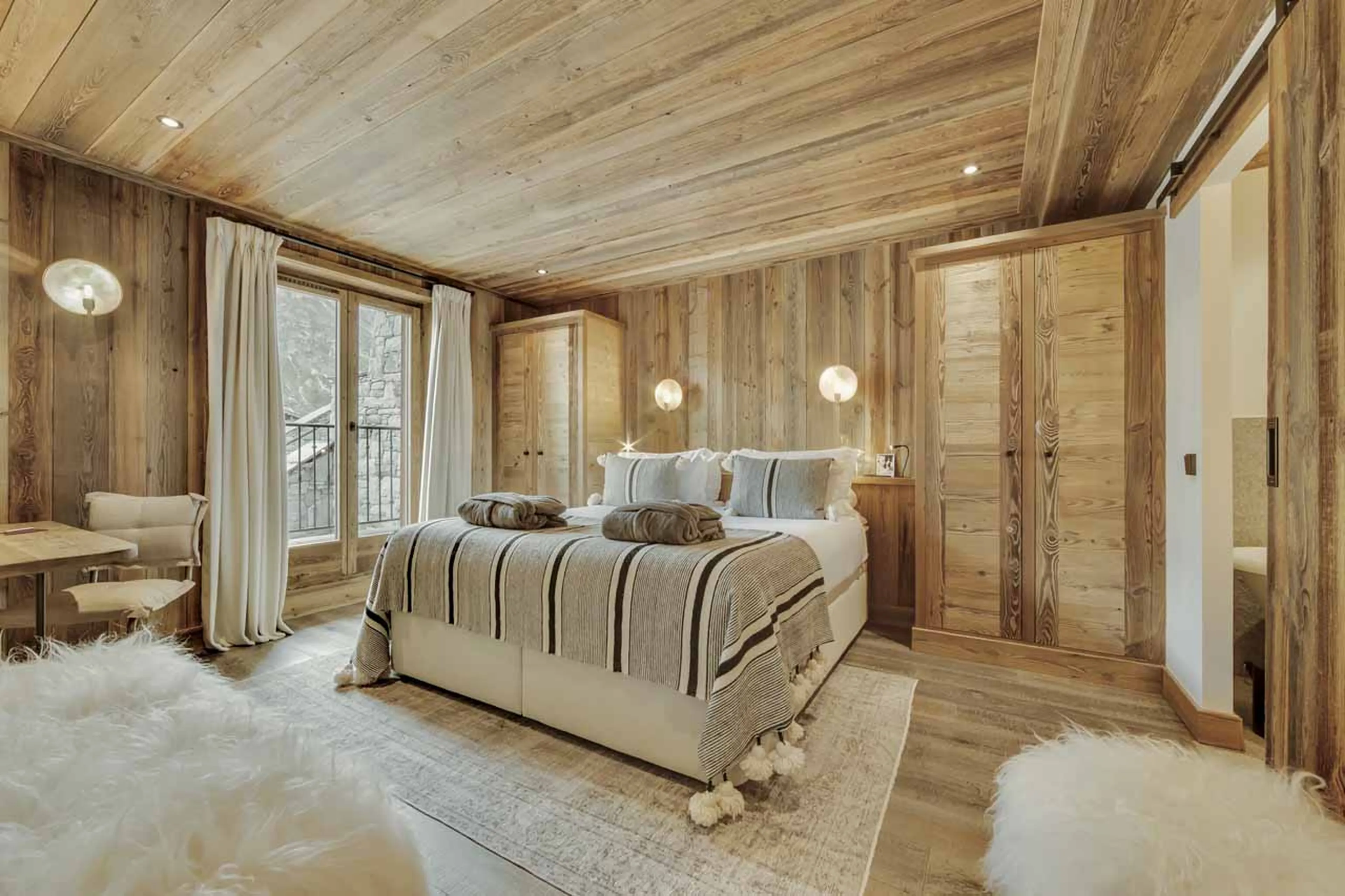 Bedroom four at Apartment Cala Slopeside in Val d'Isere