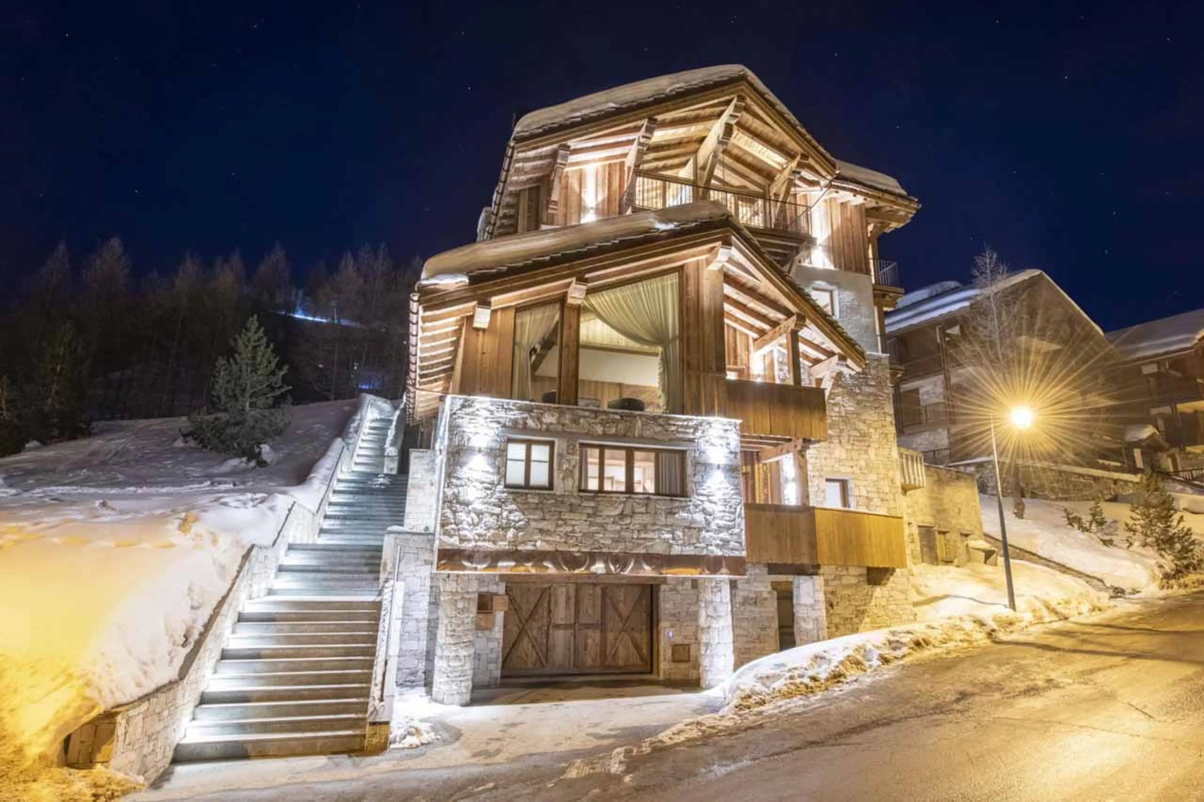Exterior of Apartment Slopeside in Val d'Isere