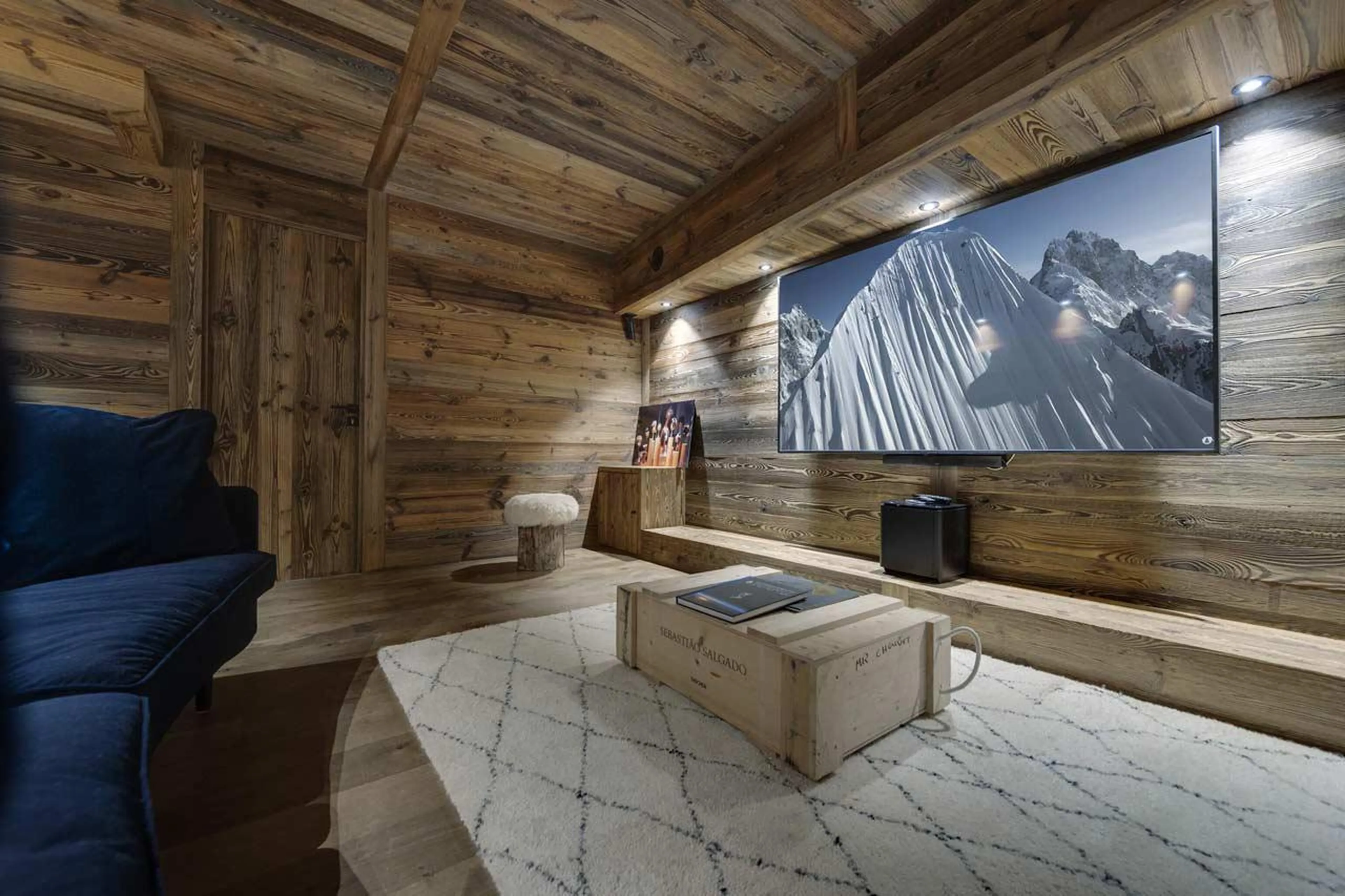 Cinema room at Apartment Snowy Breeze in Val d'Isere