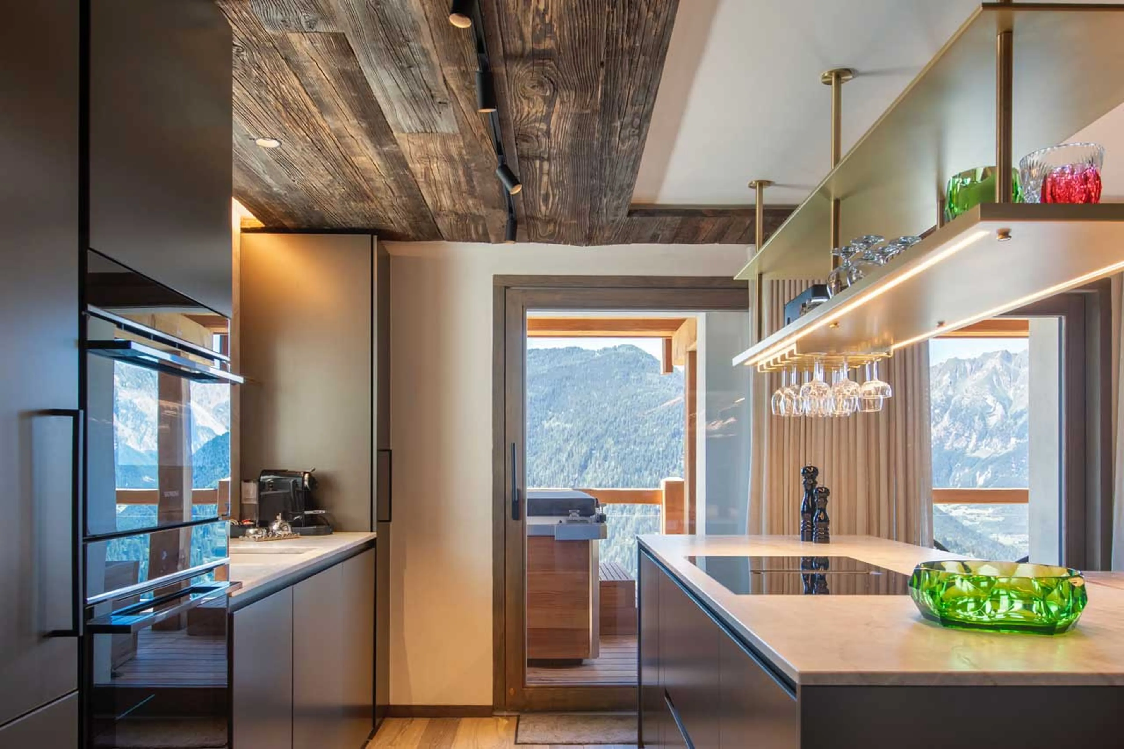 Kitchen at Apartment Stefano in Verbier