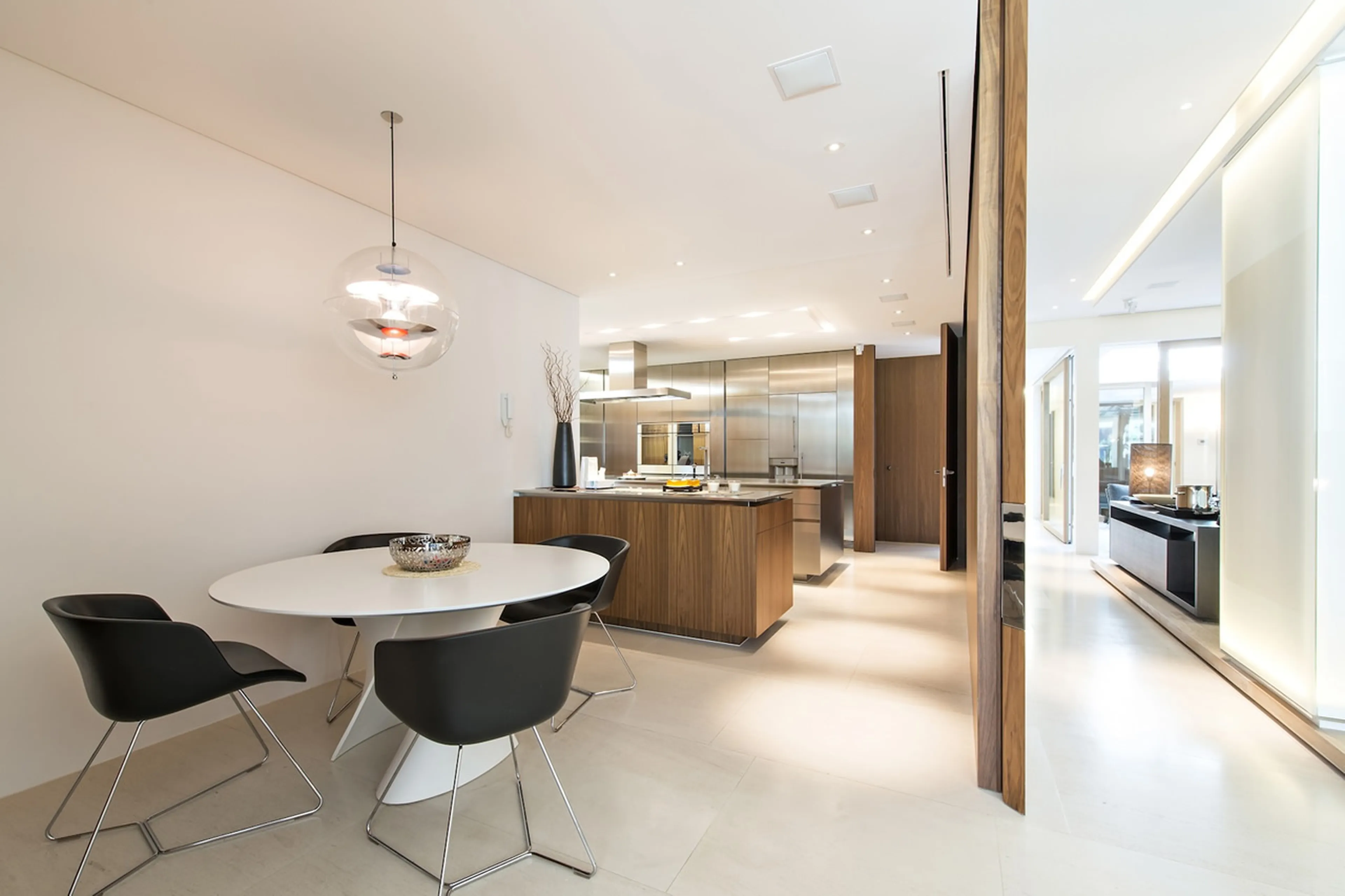 Modern kitchen in The Loft in St Moritz