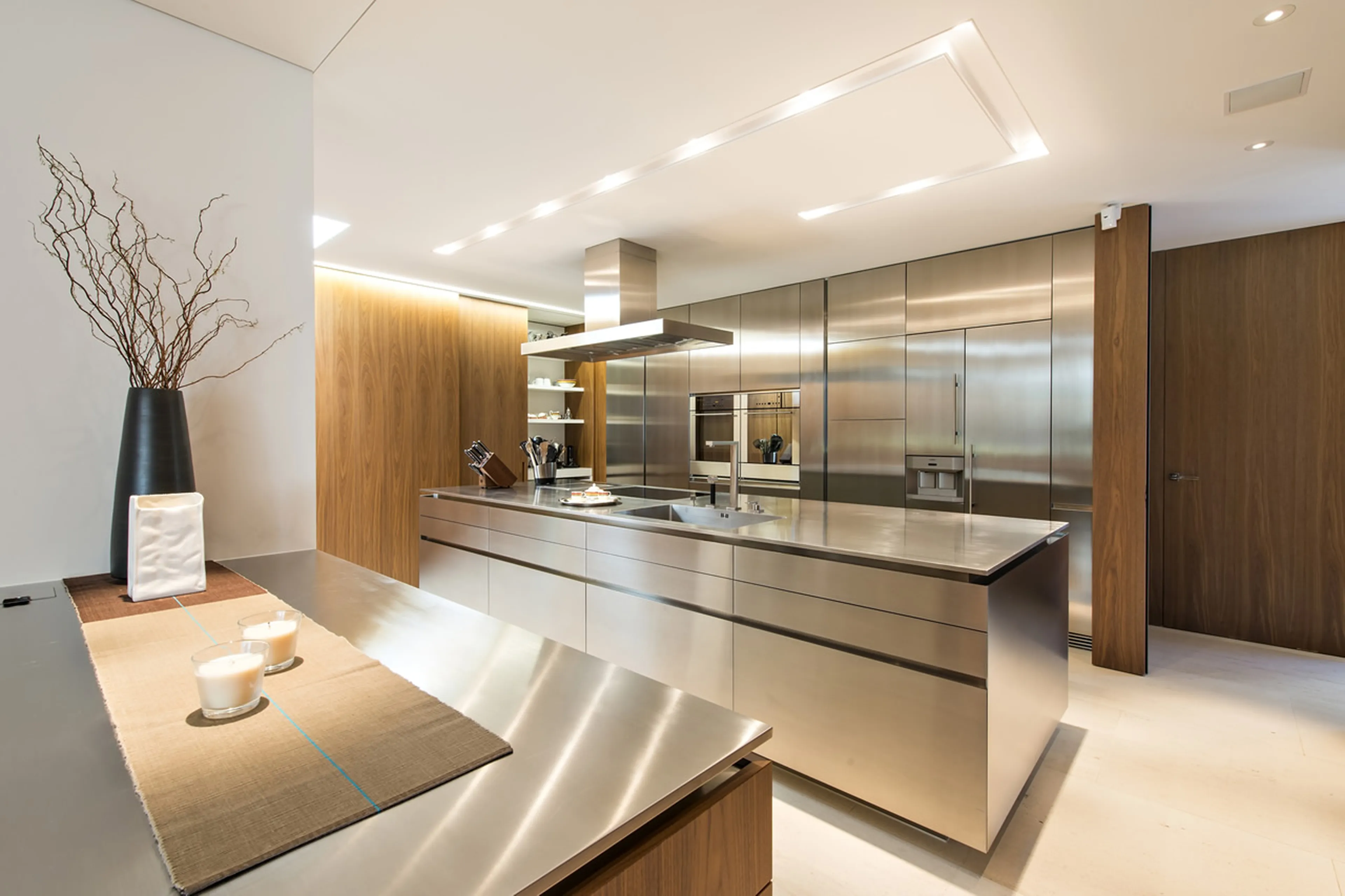 Well-equipped kitchen in The Loft in St Moritz