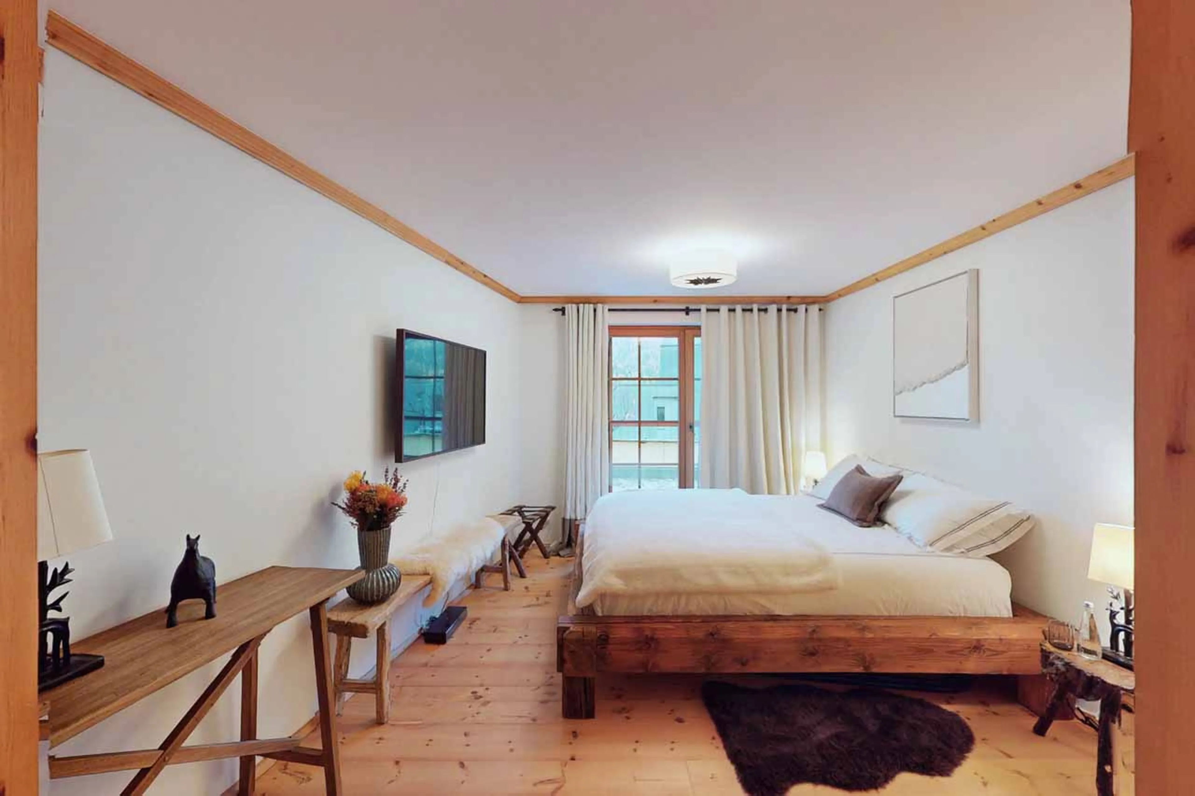 Bedroom 2 at Chalet Tobias in St Moritz