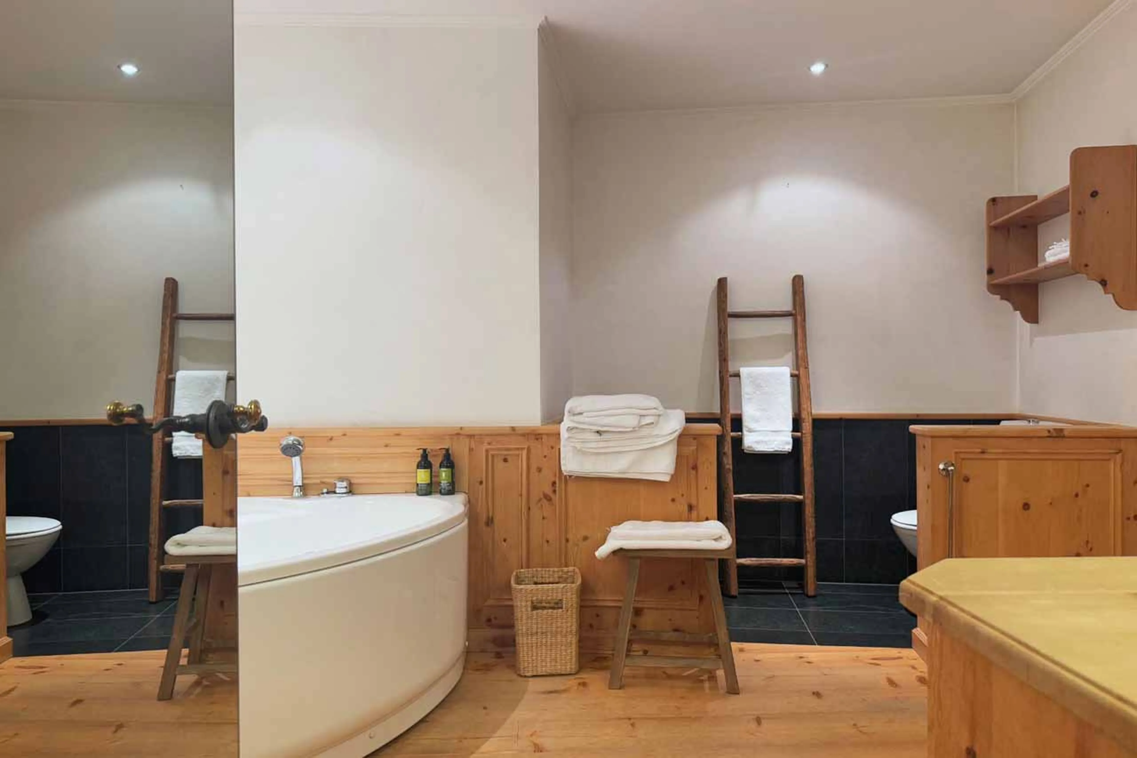 Bedroom 2 en-suite at Chalet Tobias in St Moritz