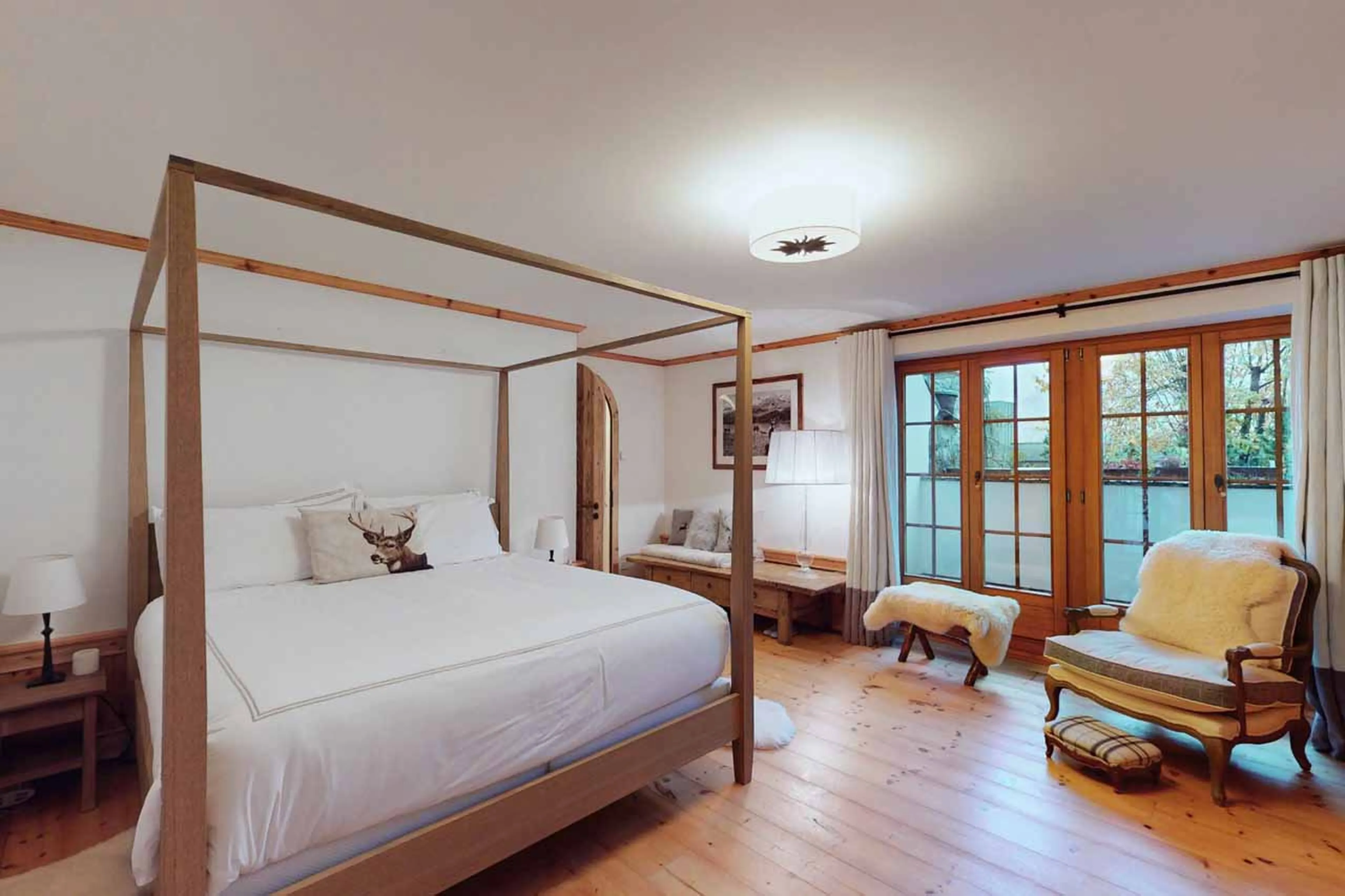 Bedroom 3 en-suite at Chalet Tobias in St Moritz