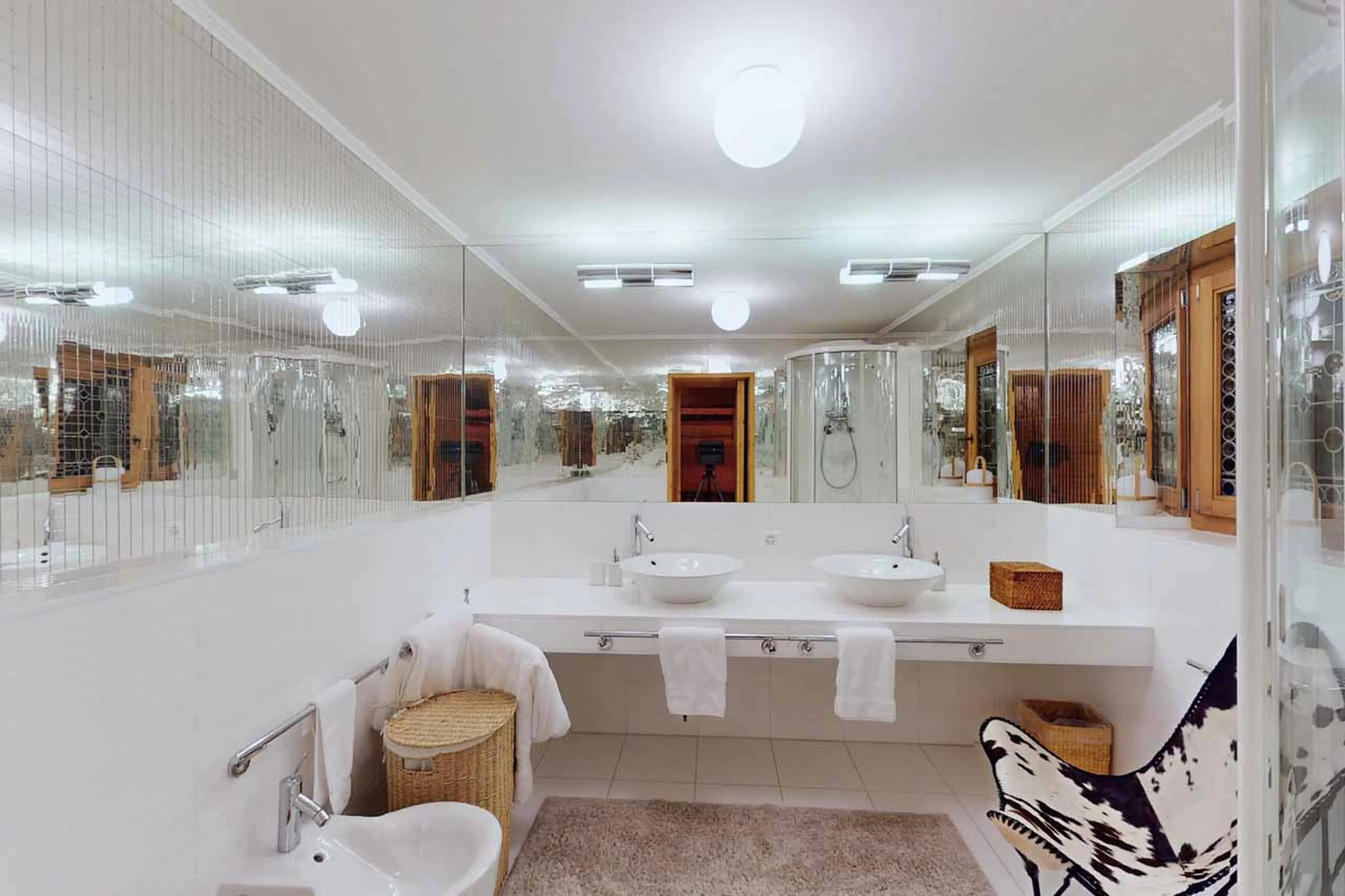 Bedroom 4 en-suite at Chalet Tobias in St Moritz