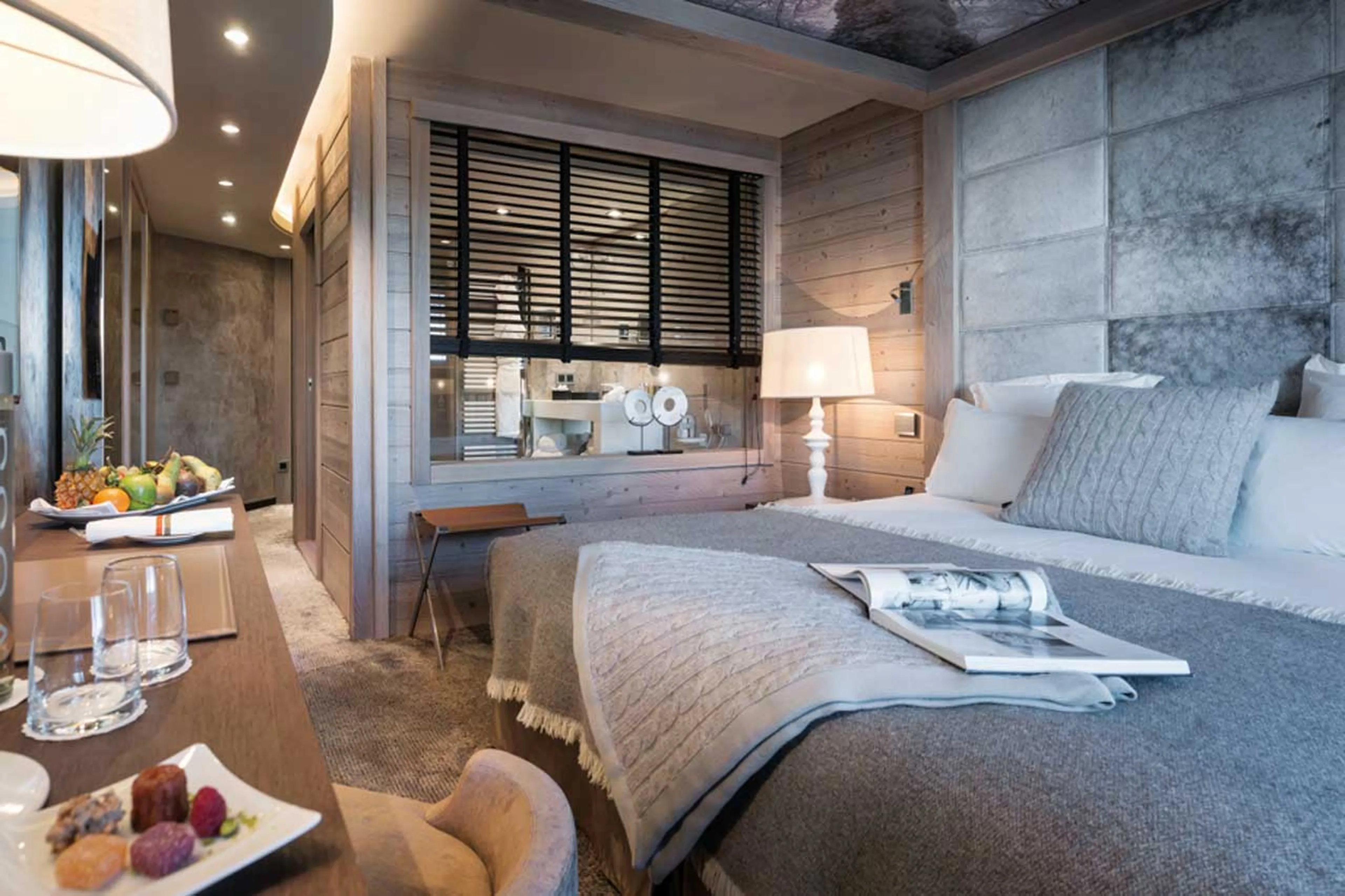 Bedroom one at Apartment Topaz in Courchevel 1850