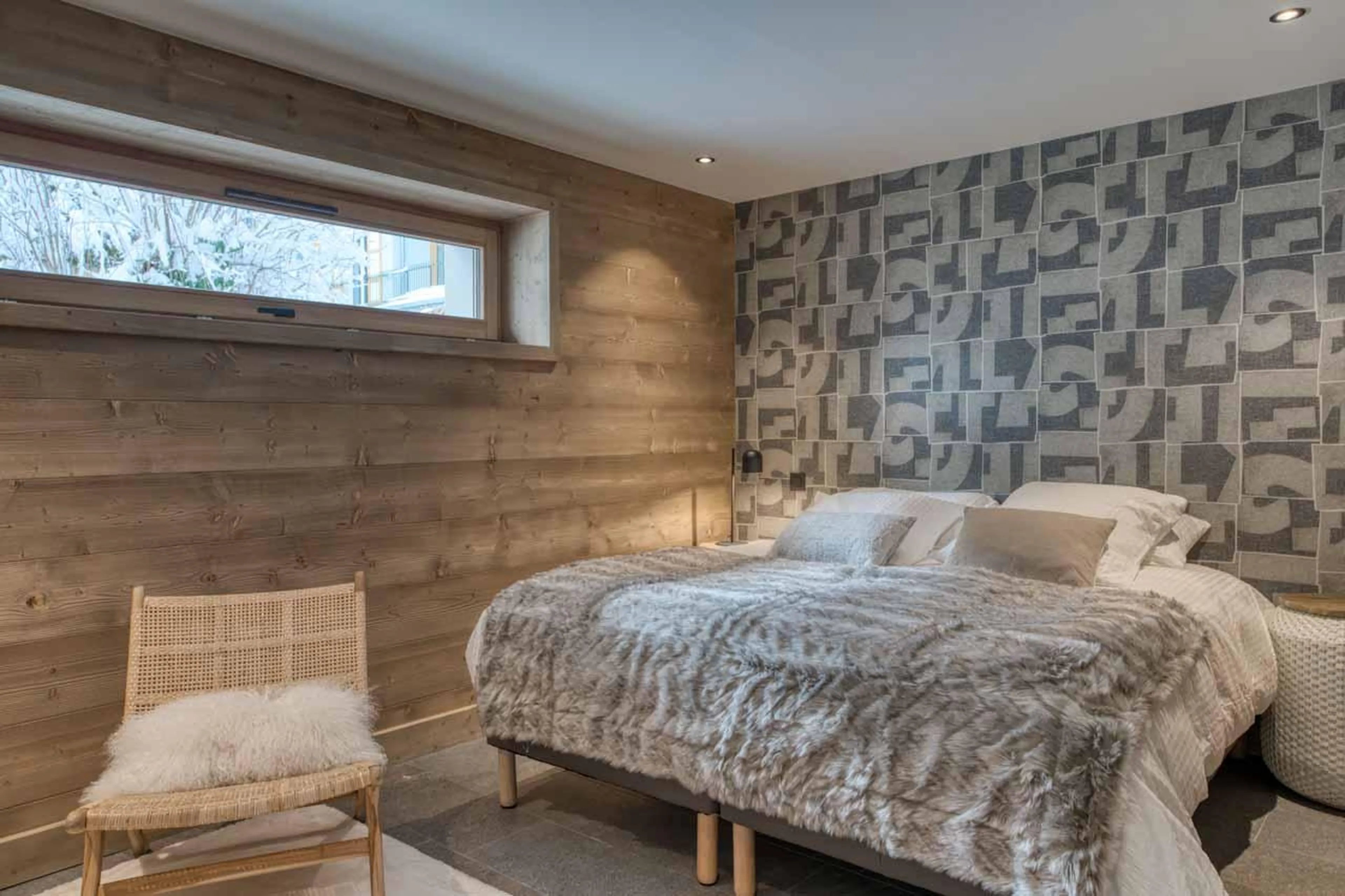 Bedroom three at Apartment Tourmaline in Megeve