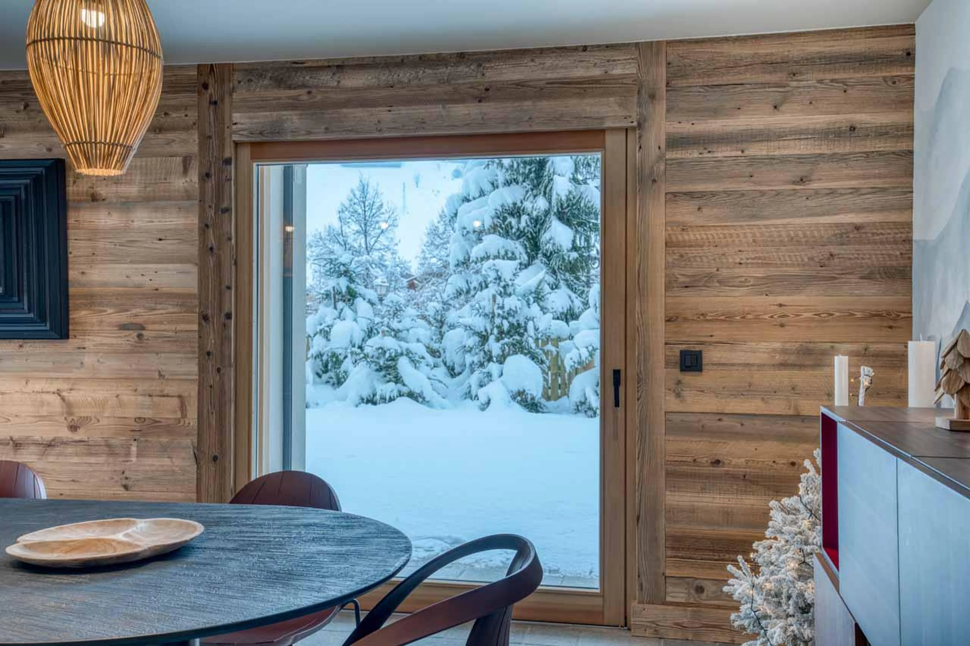 Access to garden at Apartment Tourmaline in Megeve