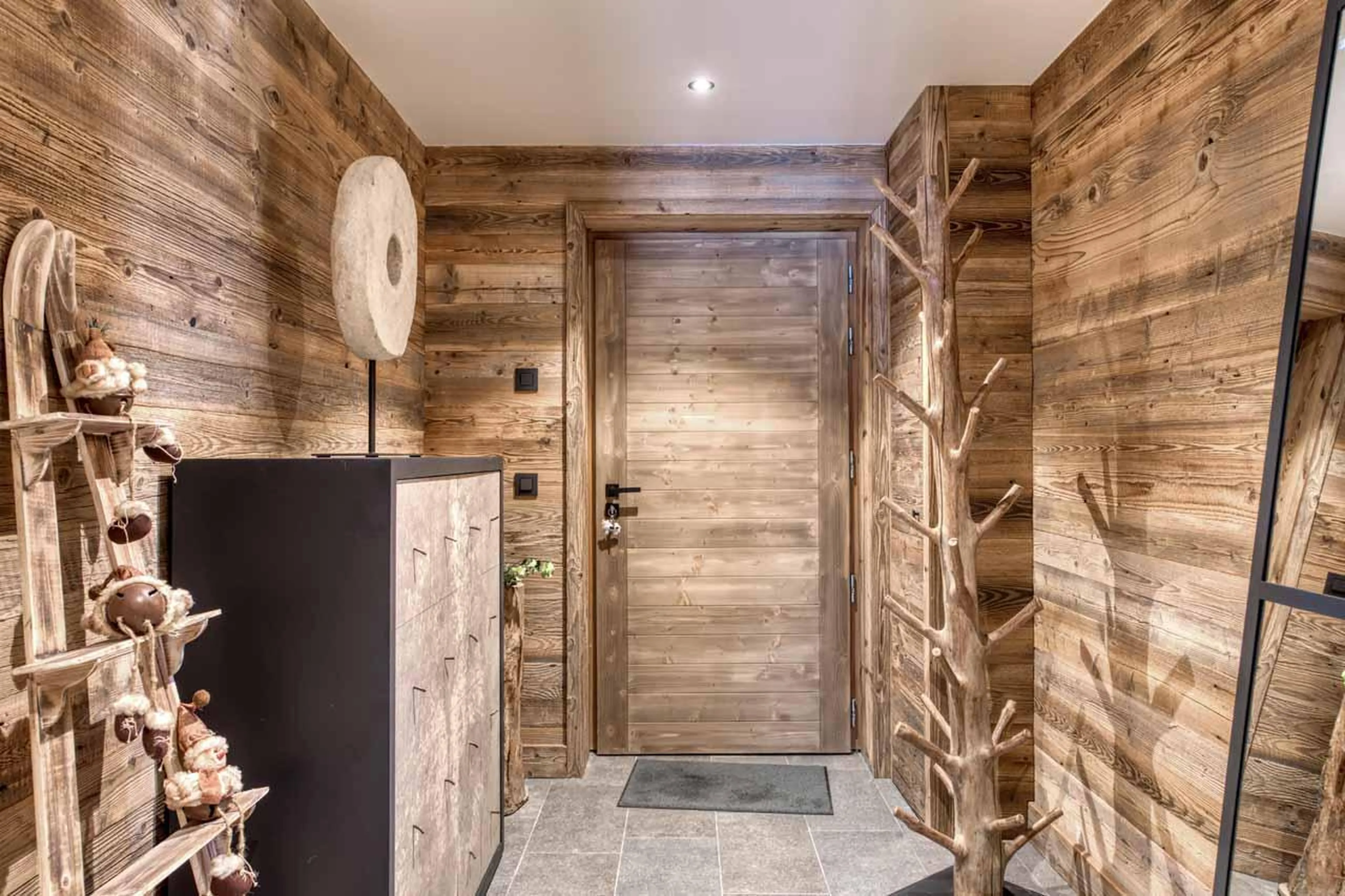 Entrance hall at Apartment Tourmaline in Megeve