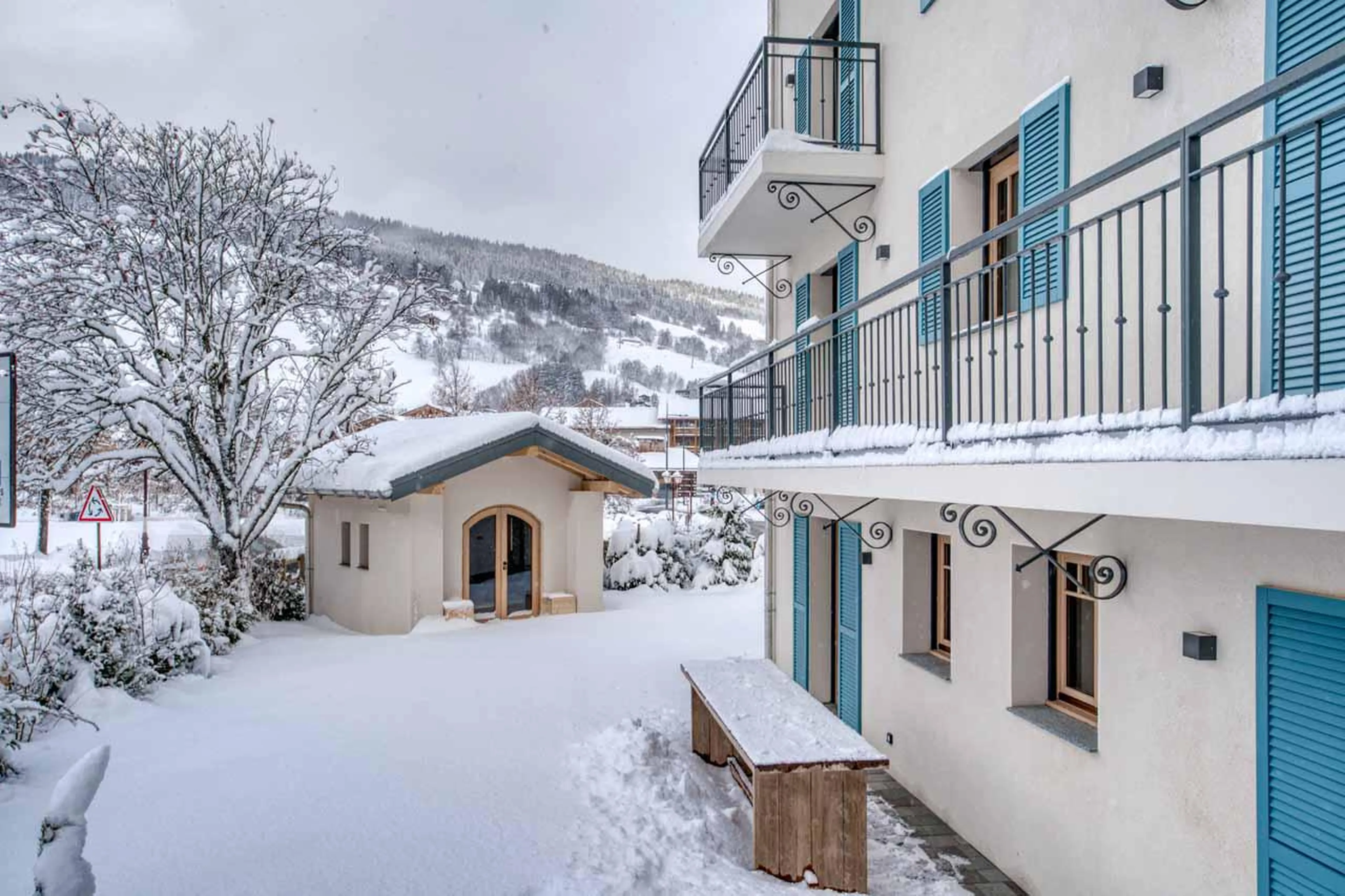 Slopes are 4-minutes away at Apartment Tourmaline in Megeve