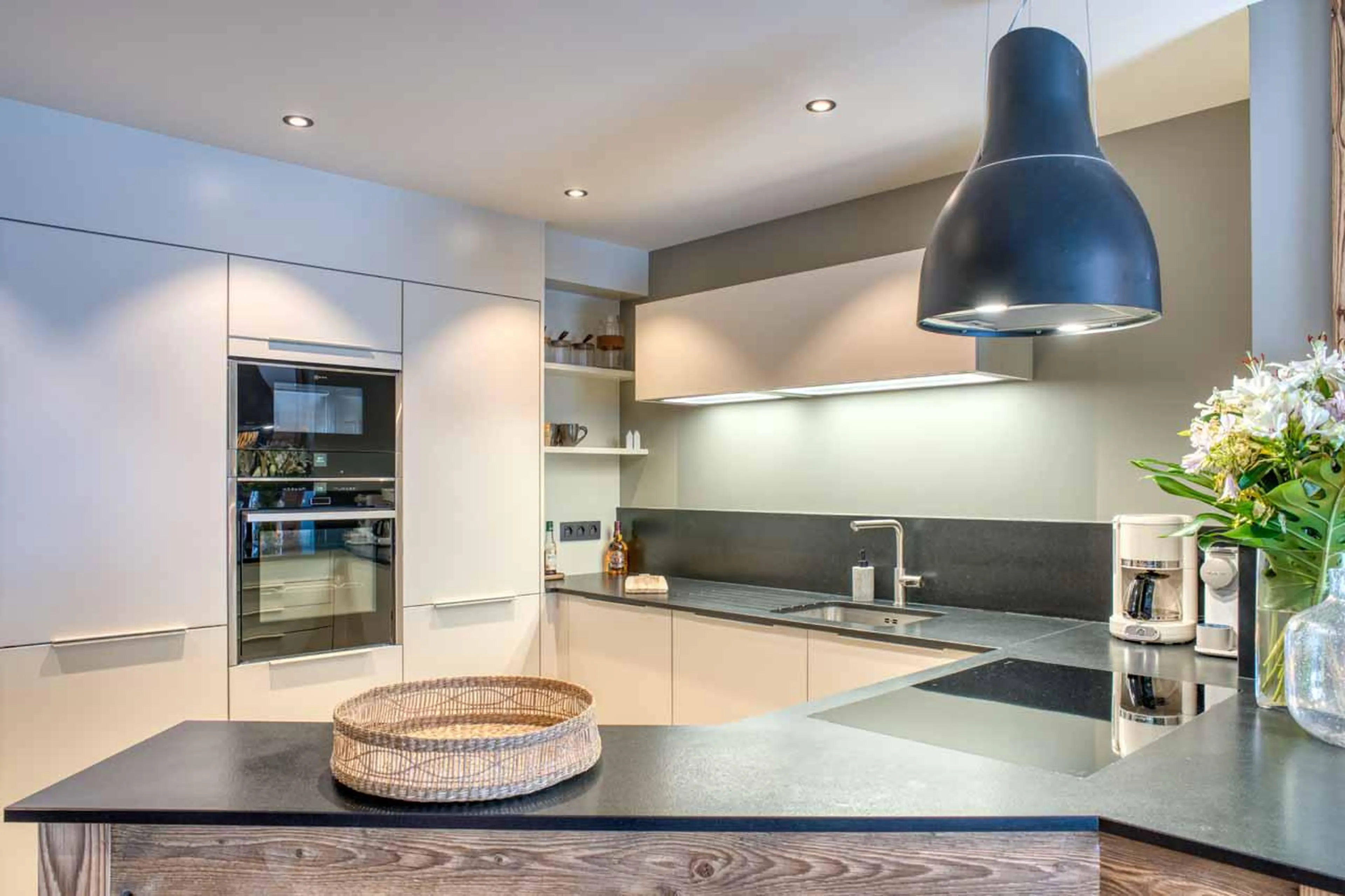 Kitchen at Apartment Tourmaline in Megeve